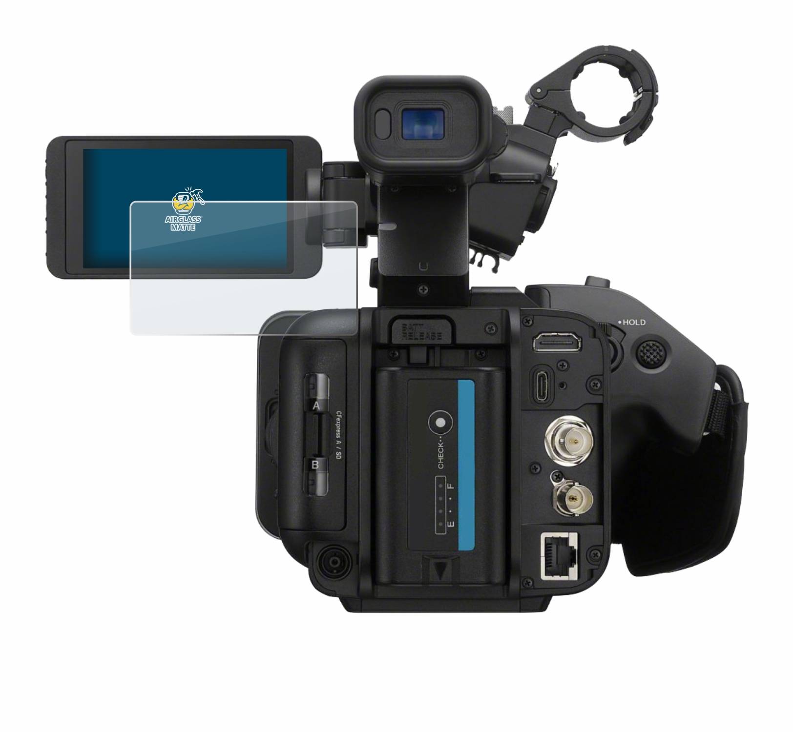 BROTECT AirGlass Matt Glas Panzer Folie für Sony PXW-Z200