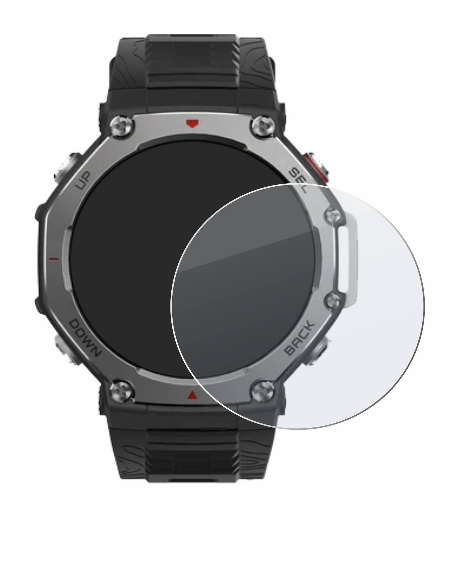 BROTECT AirGlass Matt Glas Panzer Folie für Huami Amazfit T-Rex 3