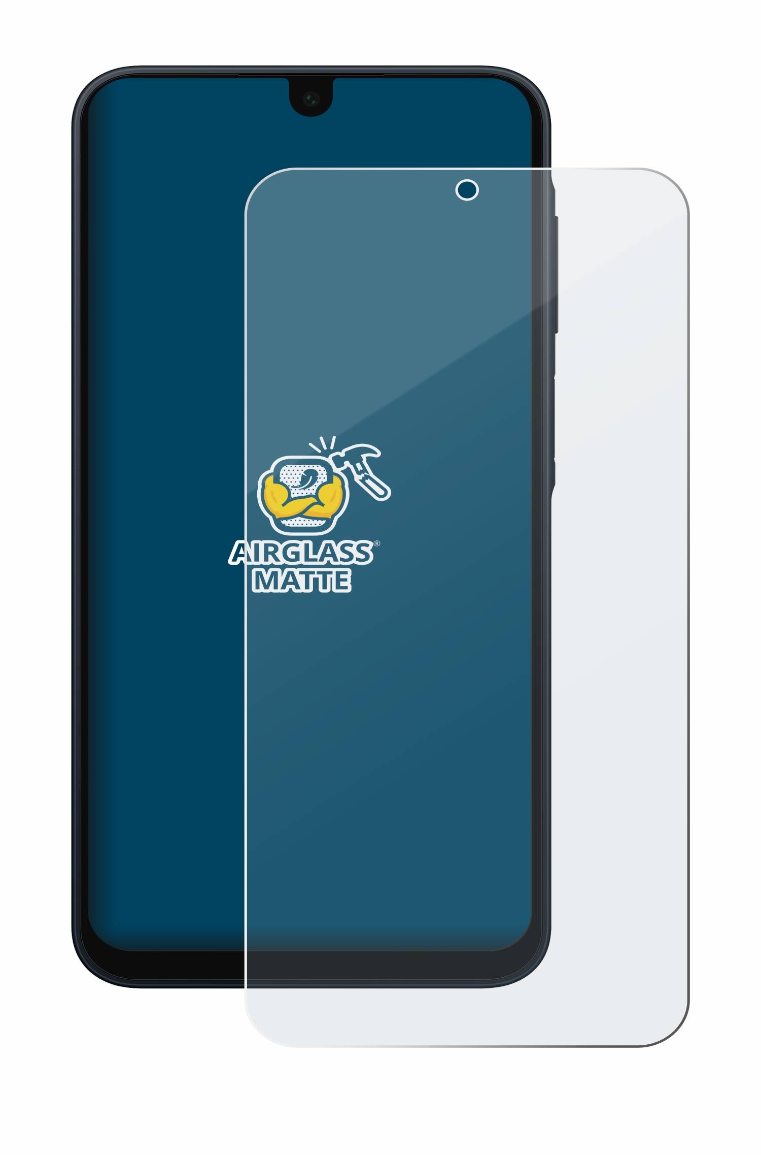 BROTECT AirGlass Matt Glas Panzer Folie für Samsung Galaxy A16 5G