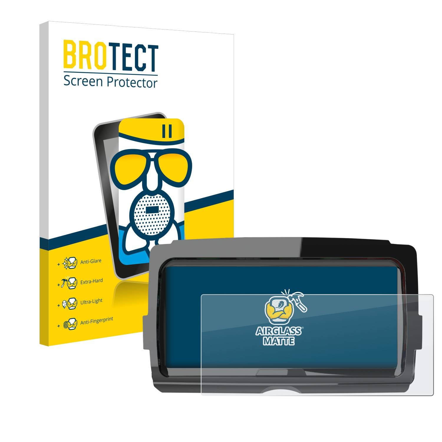 BROTECT AirGlass Matt Glas Panzer Folie für Harley Davidson Soundstream V2