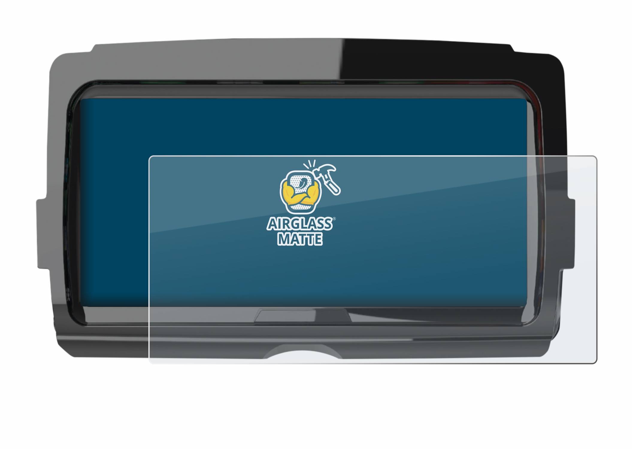 BROTECT AirGlass Matt Glas Panzer Folie für Harley Davidson Soundstream V2