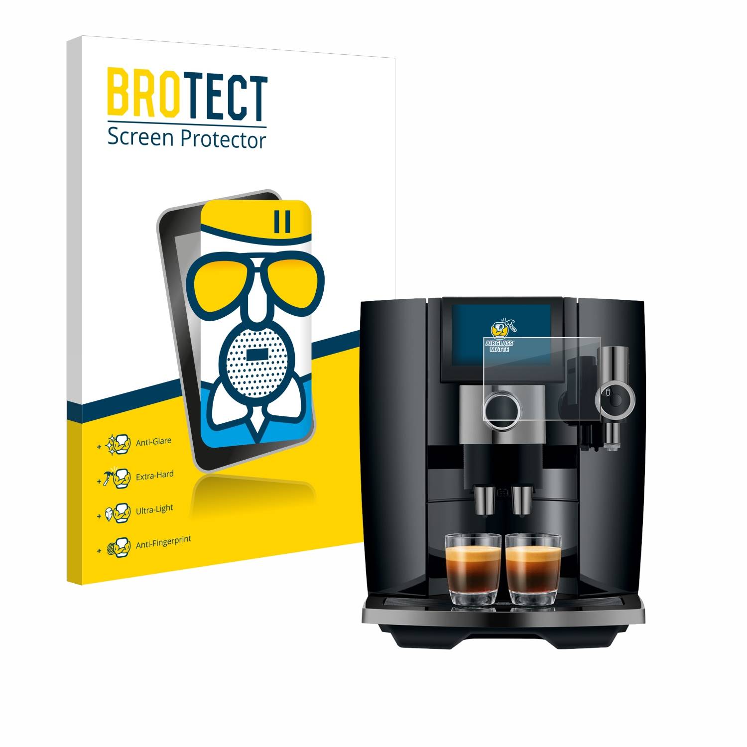 BROTECT AirGlass Matt Glas Panzer Folie für Jura J10