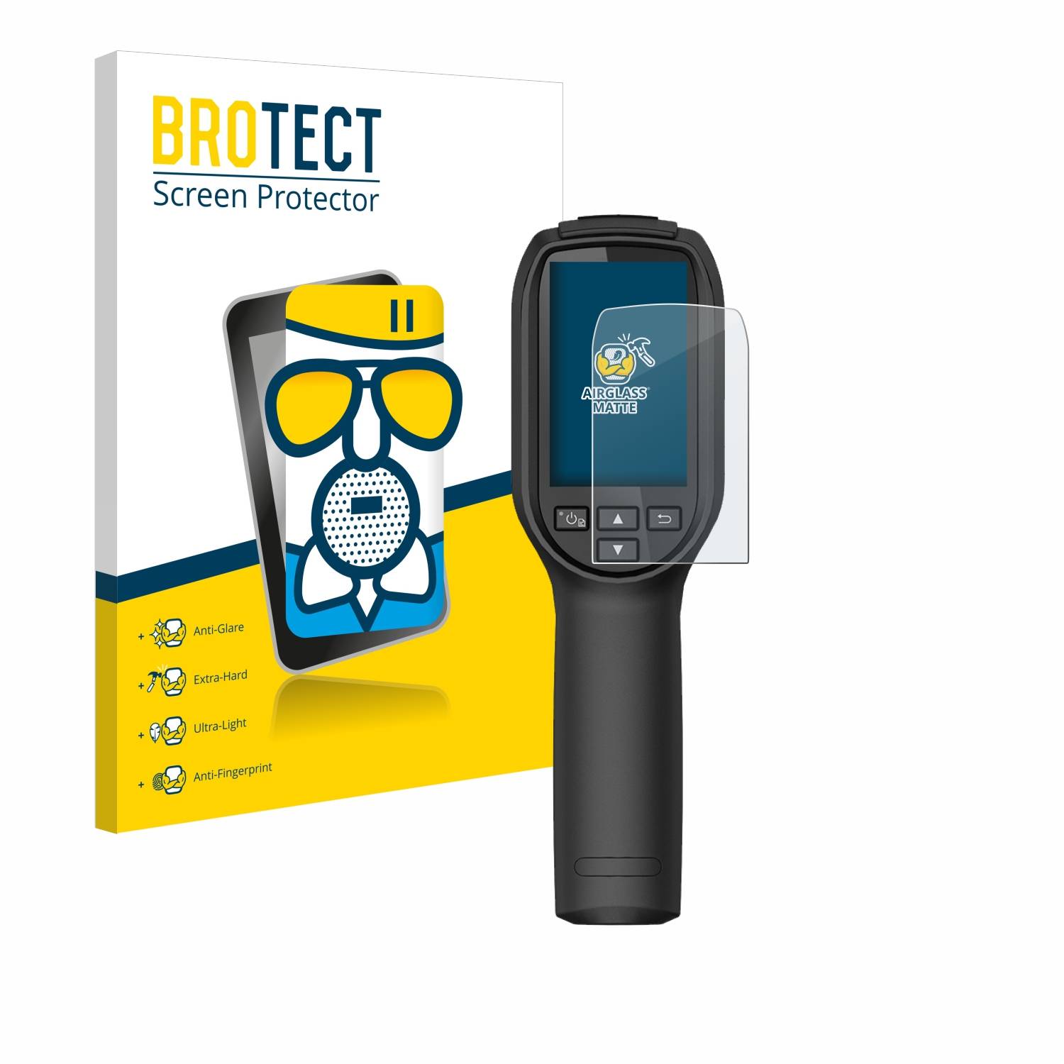 BROTECT AirGlass Matt Glas Panzer Folie für Hikmicro Eco / V