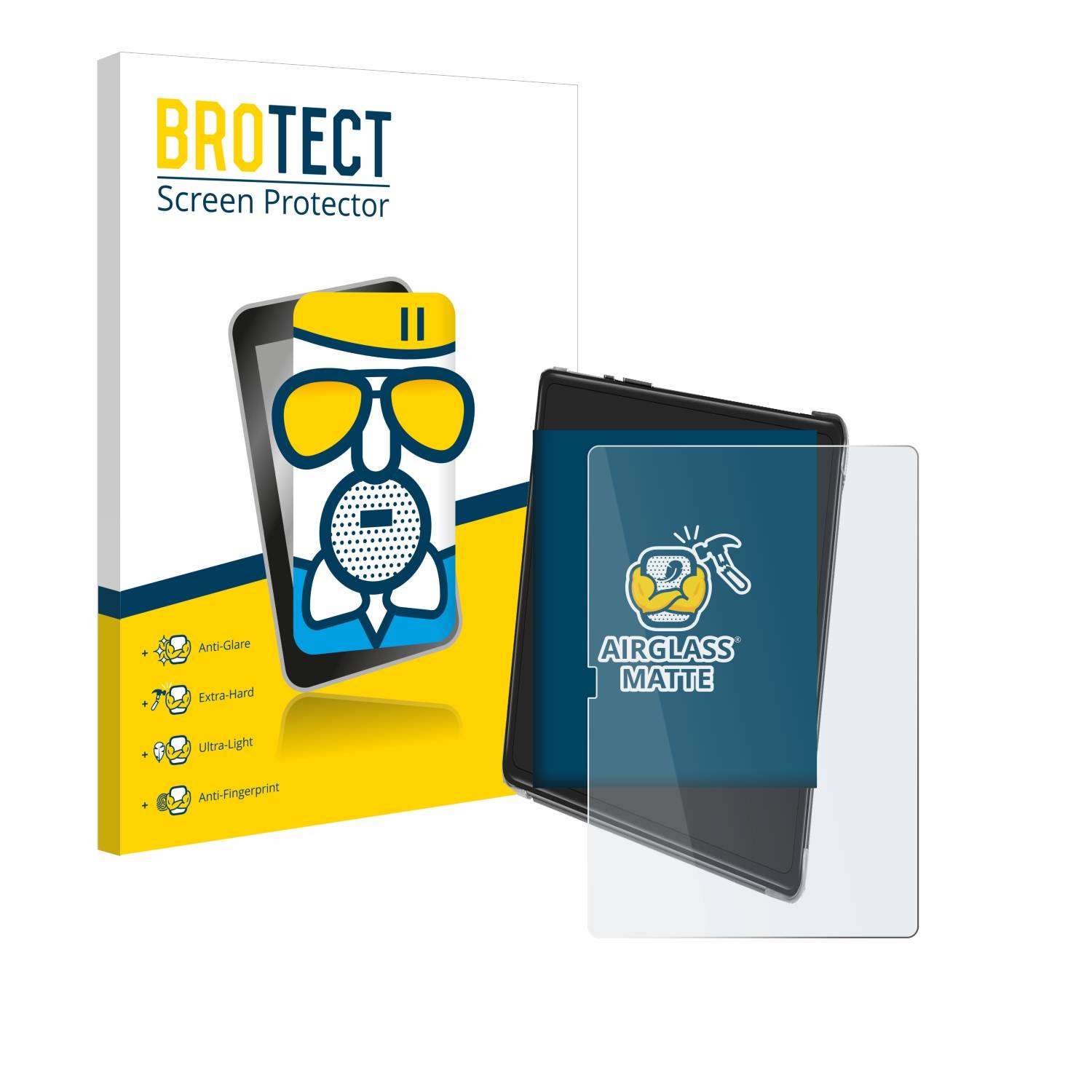 BROTECT AirGlass Matt Glas Panzer Folie für Yestel T15