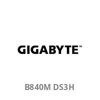 GIGABYTE B840M DS3H Mainboard – AMD Ryzen 9000 CPUs, 8+2+2 Phasen VRM, bis zu 8200 MHz DDR5, 2xPCIe 4.0 M.2, 2.5GbE LAN, USB 3.2 Gen 1, AMD, Sockel