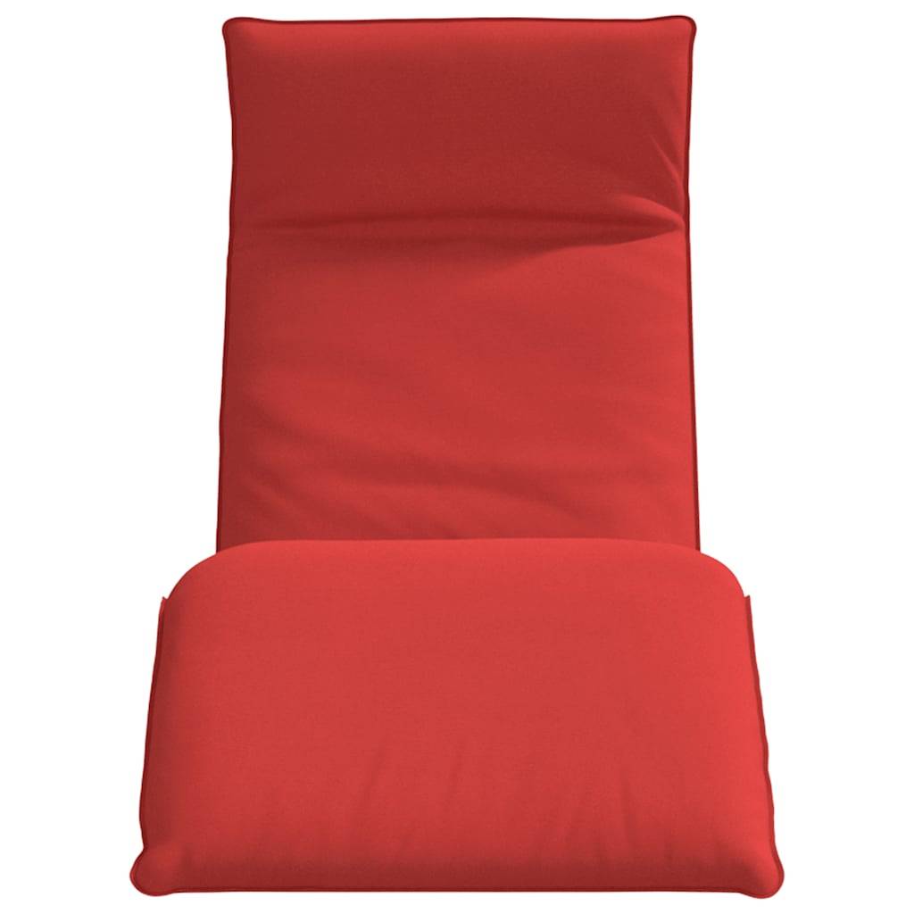 vidaXL Sonnenliege Klappbar Rot 175x54x8,5 cm Oxford-Gewebe
