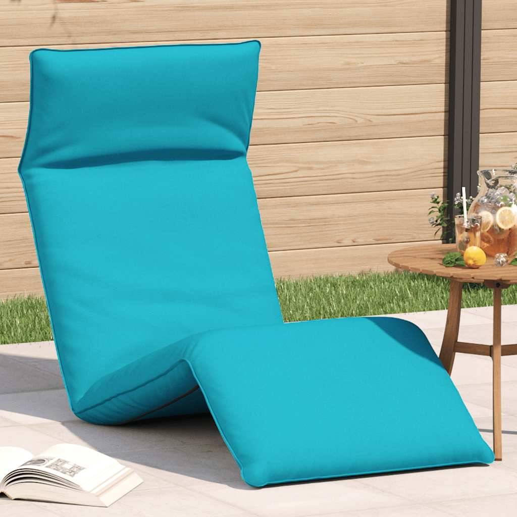 vidaXL Sonnenliege Klappbar Türkis 175x54x8,5 cm Oxford-Gewebe