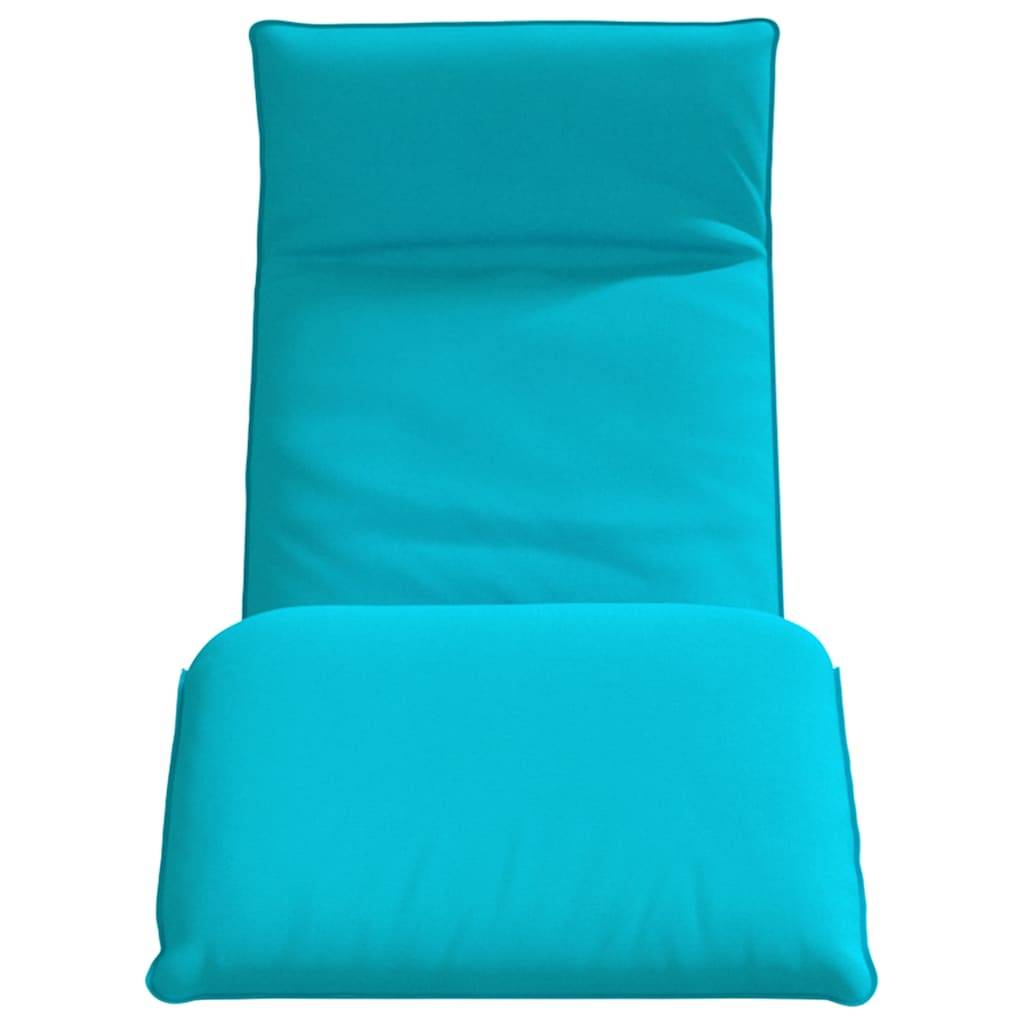 vidaXL Sonnenliege Klappbar Türkis 175x54x8,5 cm Oxford-Gewebe