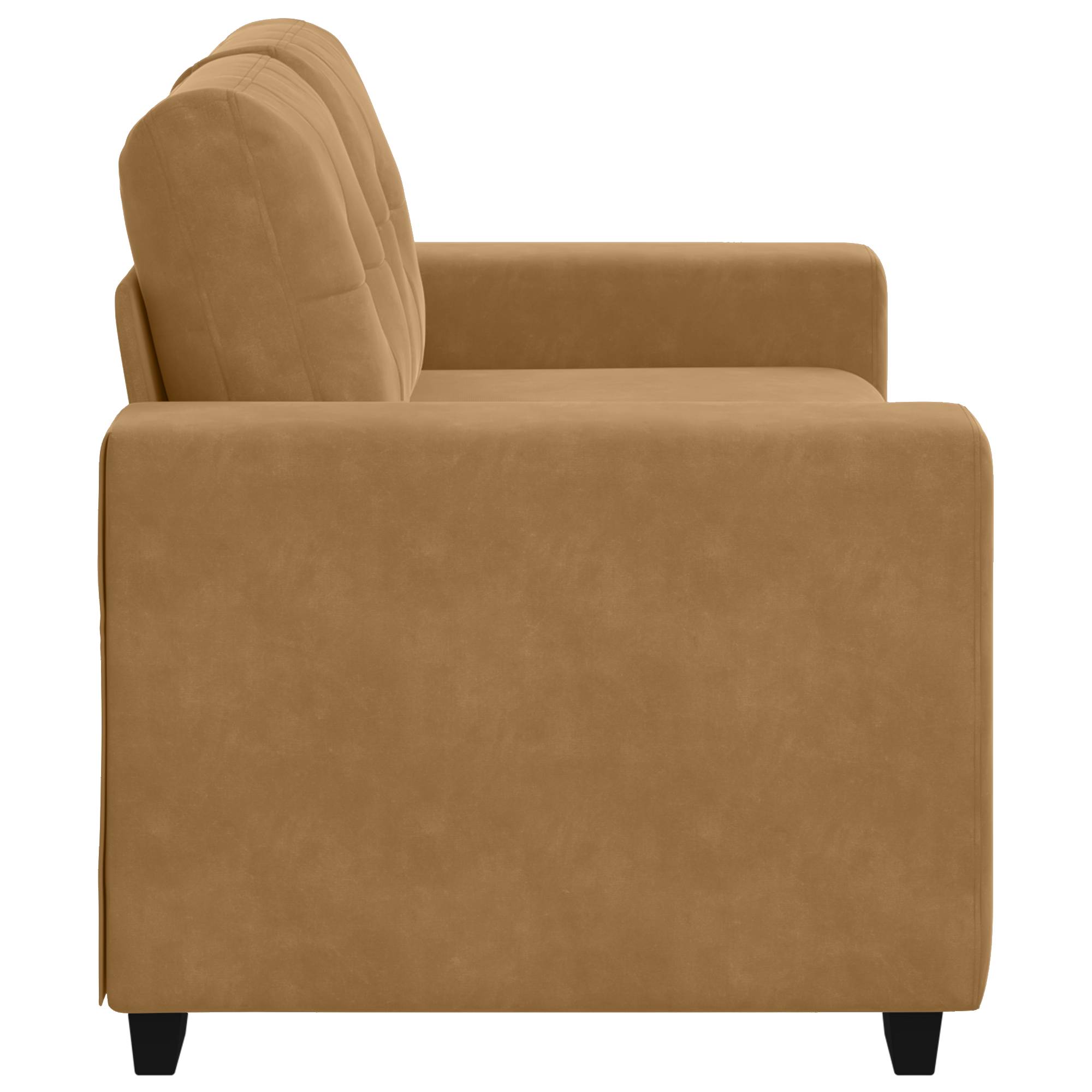 vidaXL Zweisitzer-Sofa Braun 120 cm Samt
