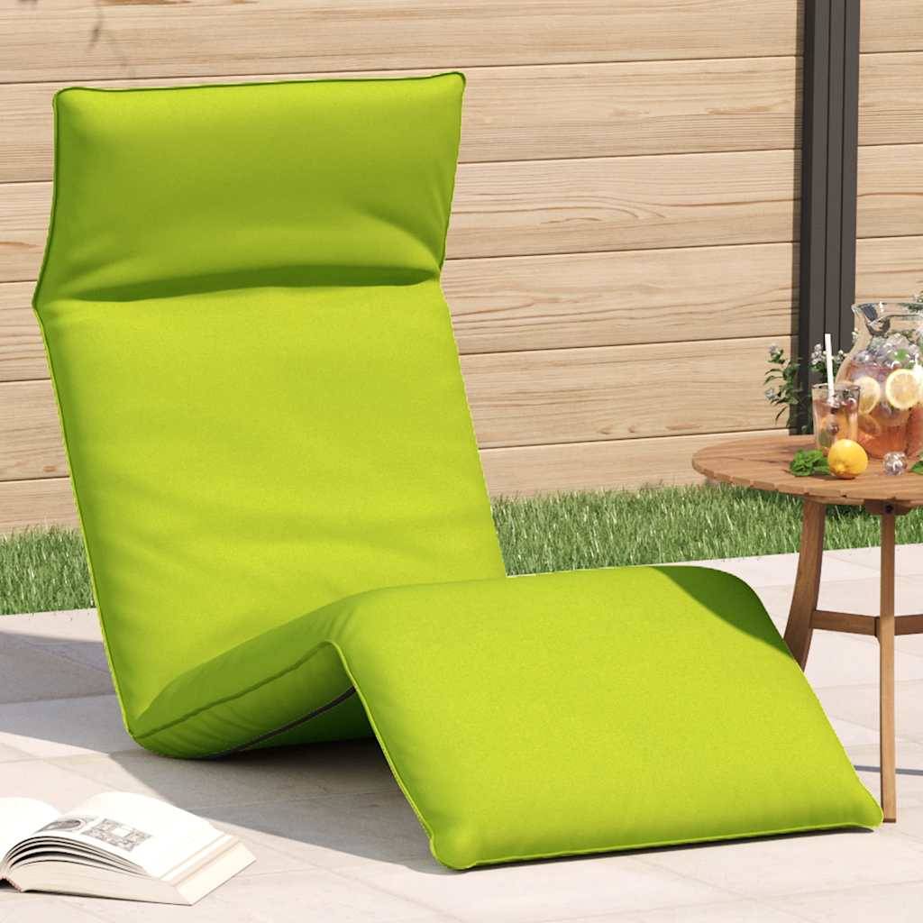 vidaXL Sonnenliege Klappbar Knallgrün 175x54x8,5 cm Oxford-Gewebe