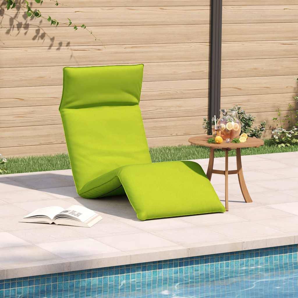 vidaXL Sonnenliege Klappbar Knallgrün 175x54x8,5 cm Oxford-Gewebe