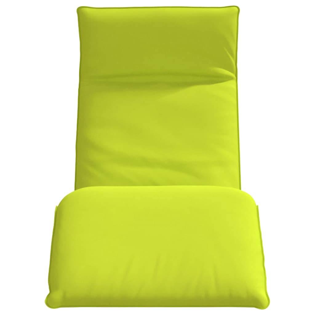 vidaXL Sonnenliege Klappbar Knallgrün 175x54x8,5 cm Oxford-Gewebe