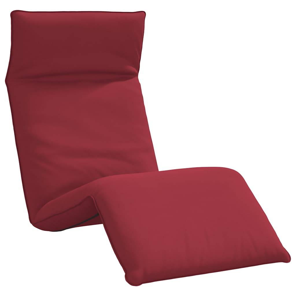 vidaXL Sonnenliege Klappbar Weinrot 175x54x8,5 cm Oxford-Gewebe