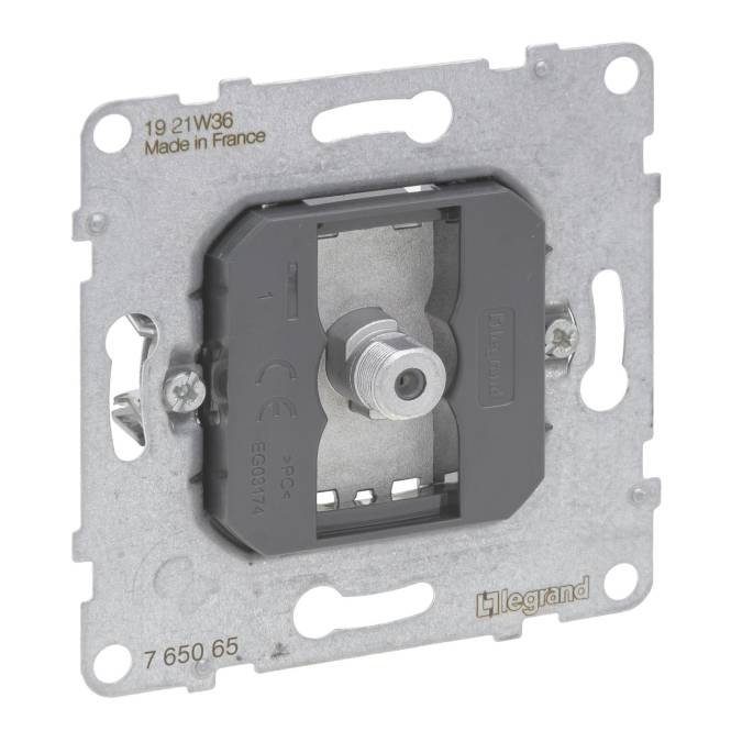 Legrand 765065 SEANO Einsatz Anschlussdose F-Type Install.Baumaterial Antennen Antennen-Zub.allgem.