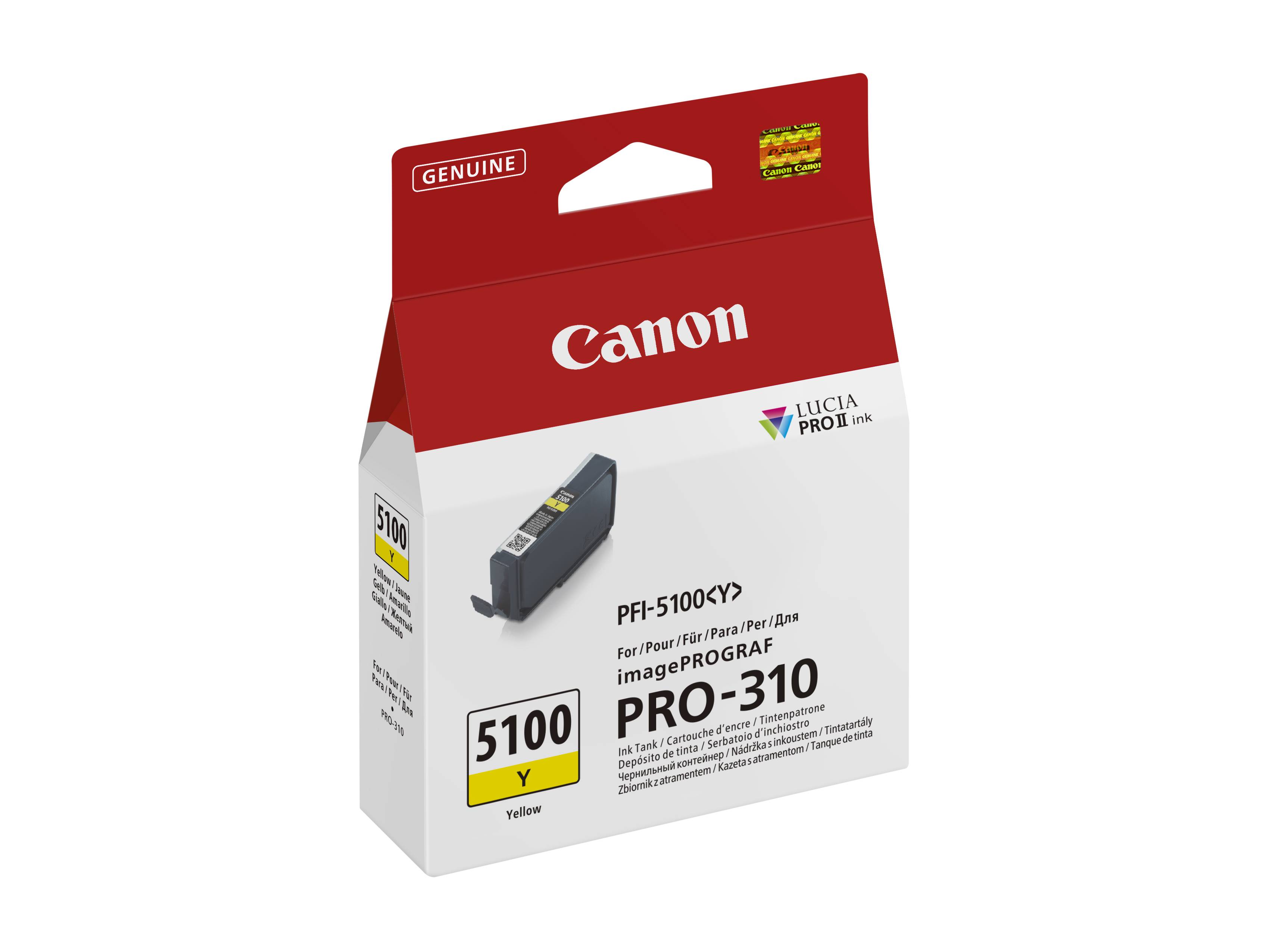 Canon PFI-5100 Y - 14.4 ml - Gelb - original