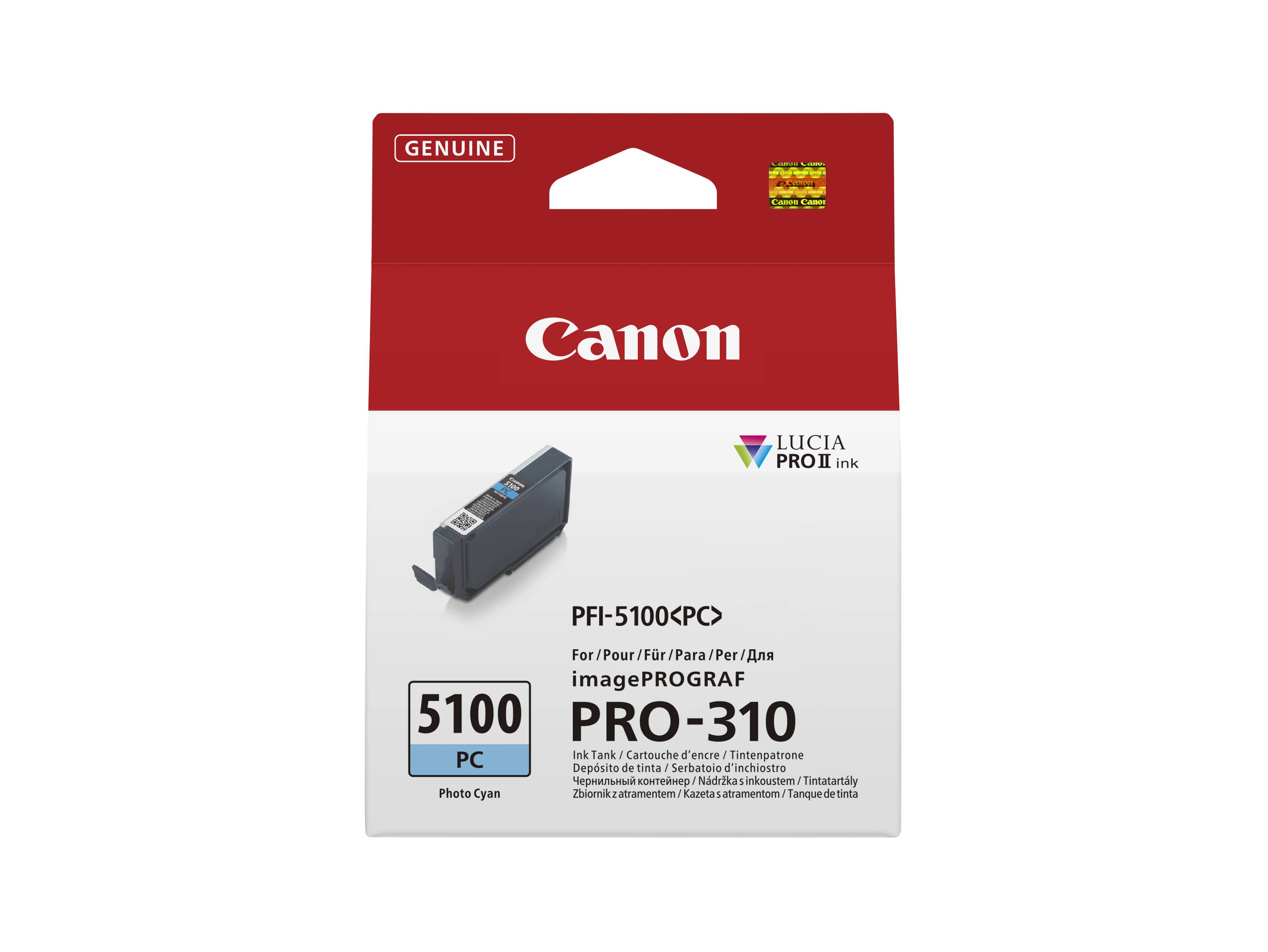 Canon PFI-5100 PC - 14.4 ml - Photo Cyan - original