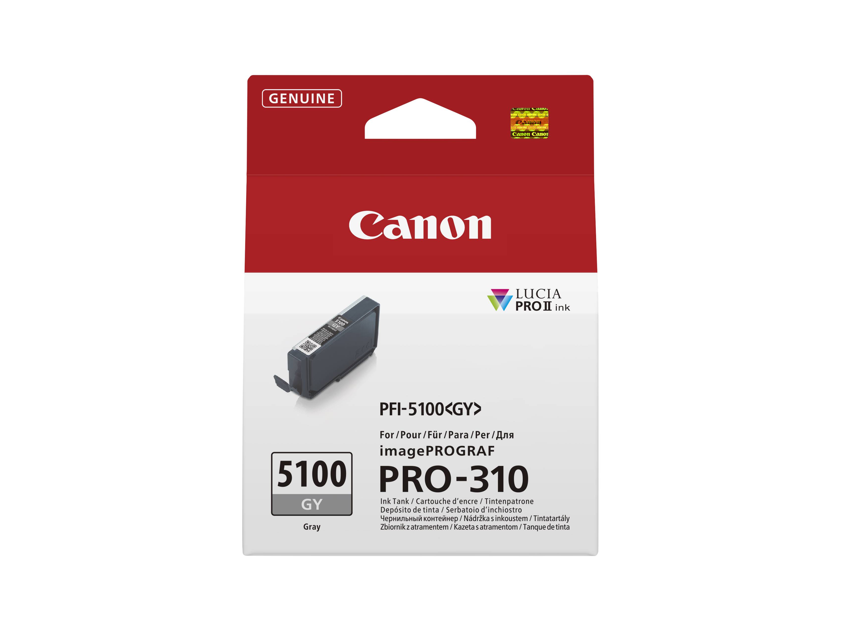 Canon PFI-5100 GY - 14.4 ml - Grau - original