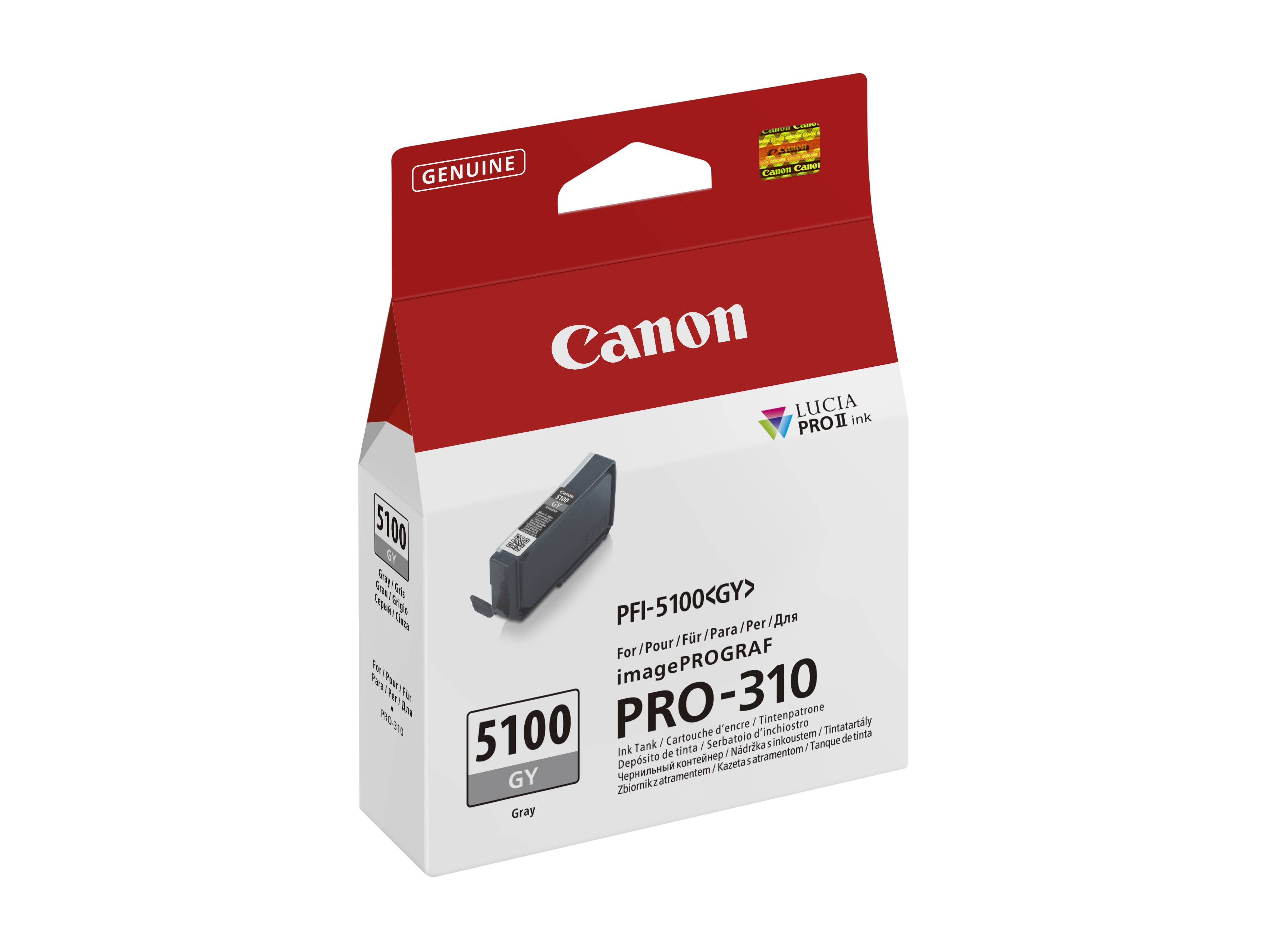 Canon PFI-5100 GY - 14.4 ml - Grau - original