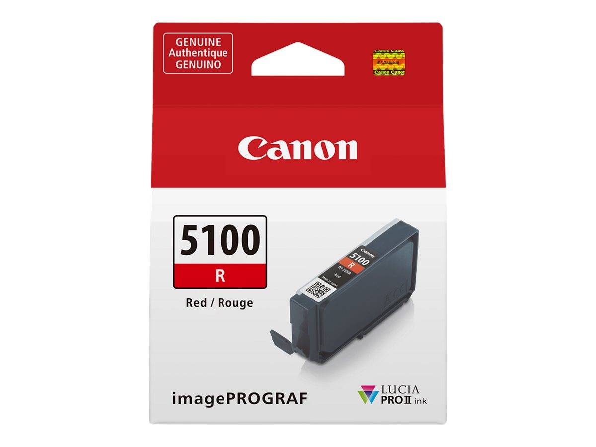 Canon PFI-5100 R - 14.4 ml - Rot - original - hängende Box