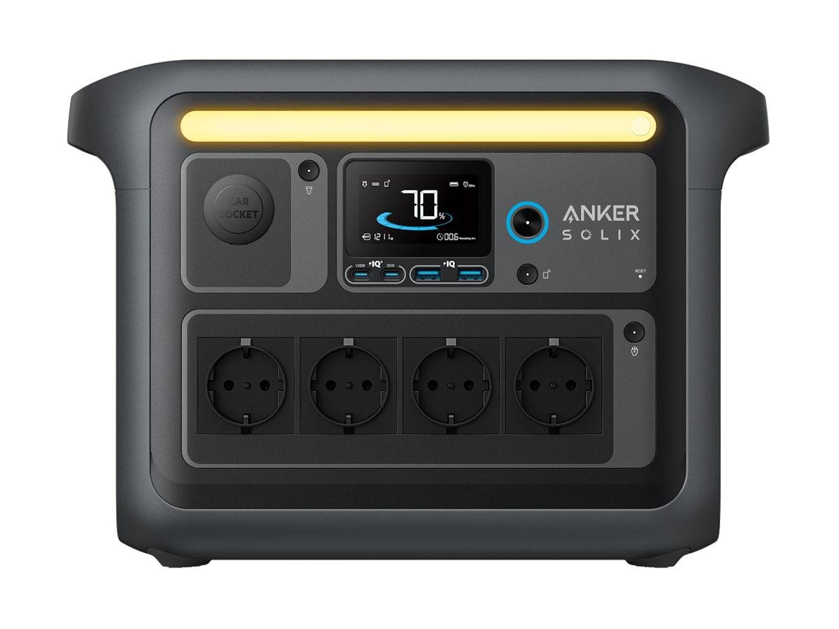 ANKER INNOVATIONS - Anker SOLIX C1000X - Tragbares kraftwerk - 1800 Watt