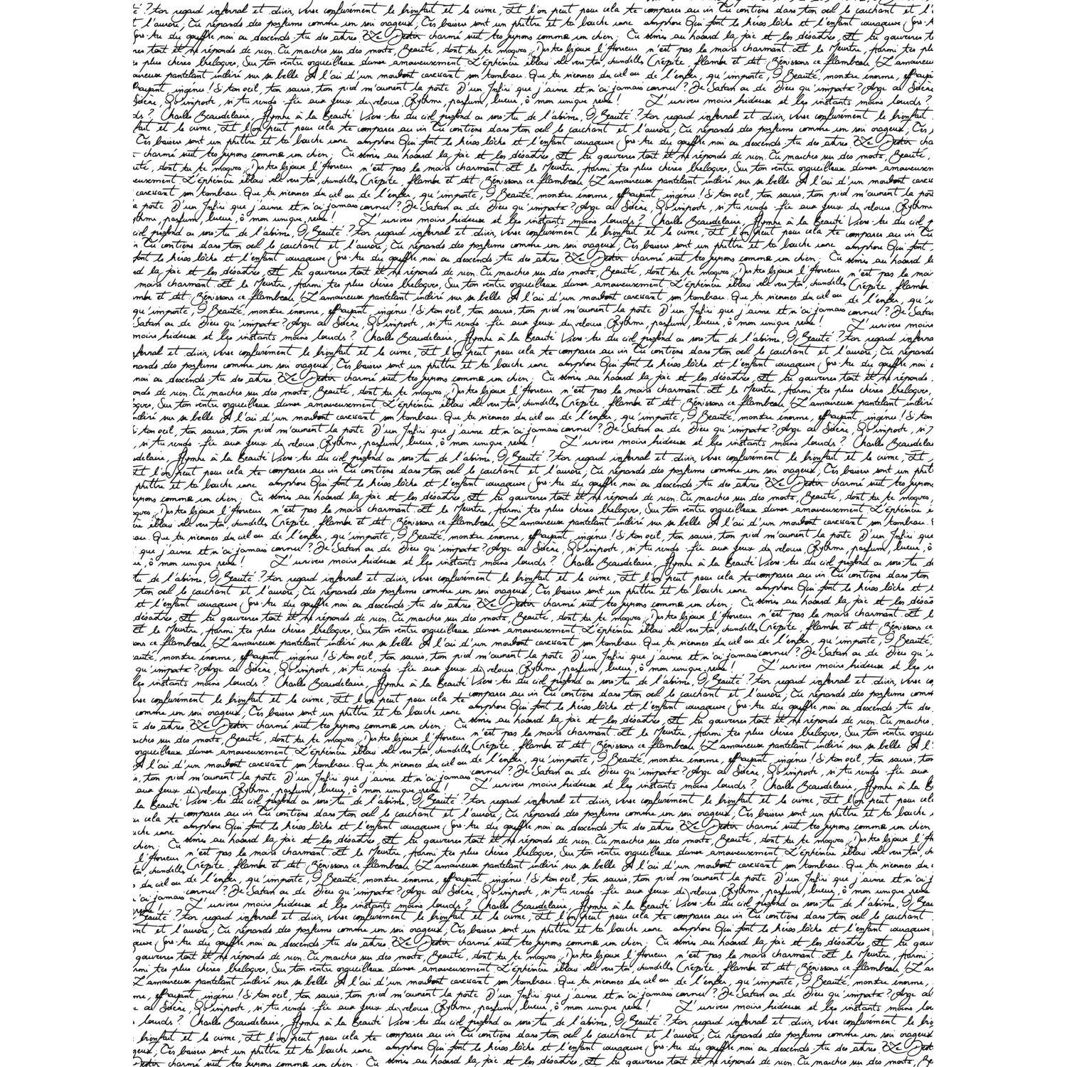 Décopatch Packung 20 Bl Décopatch-Papier 30x40cm, Motiv Nr. 771 Schwarz FDA771O