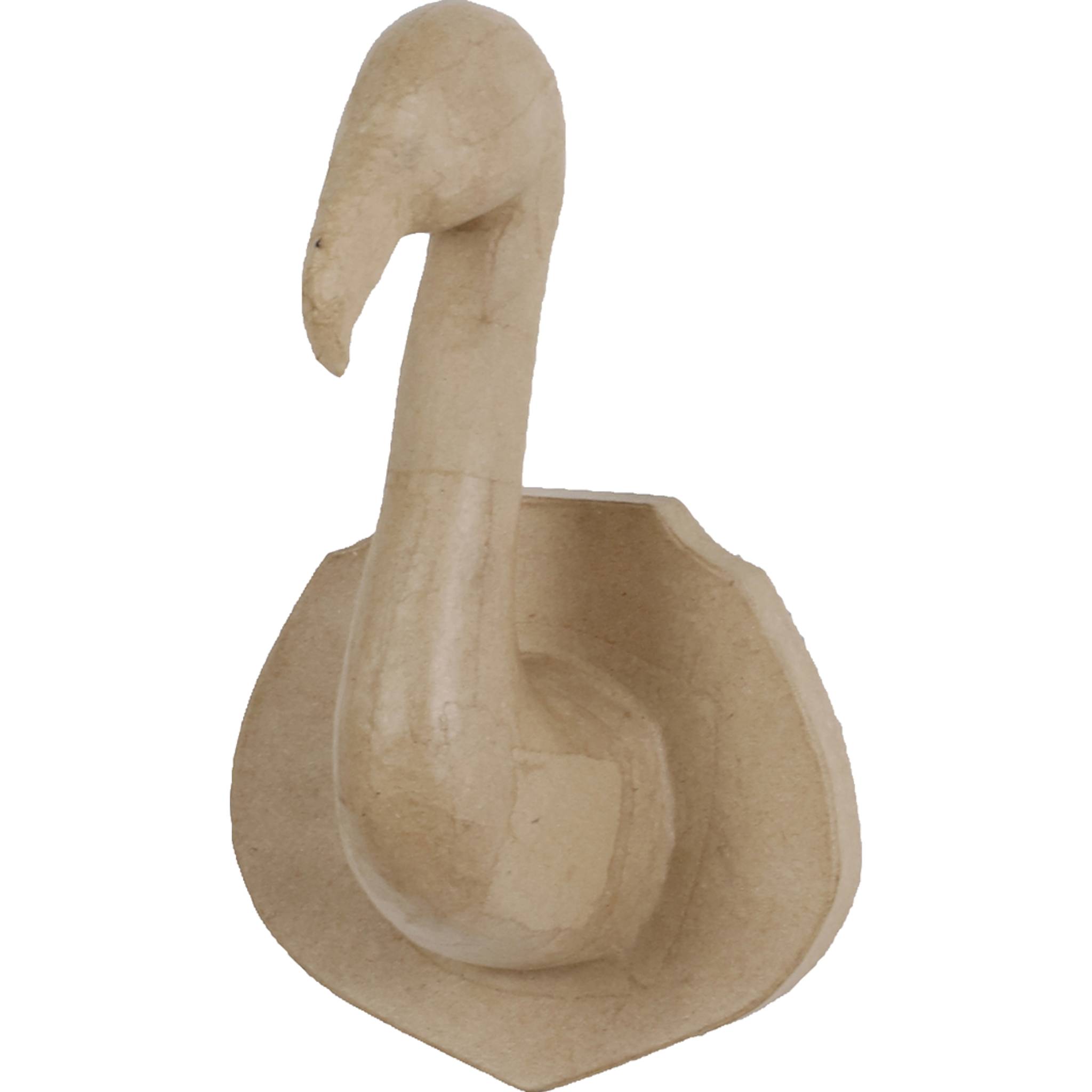 Décopatch Kleines Pappmaché, braun, Flamingo Trophäe 27cm - Kartonbraun SA187C