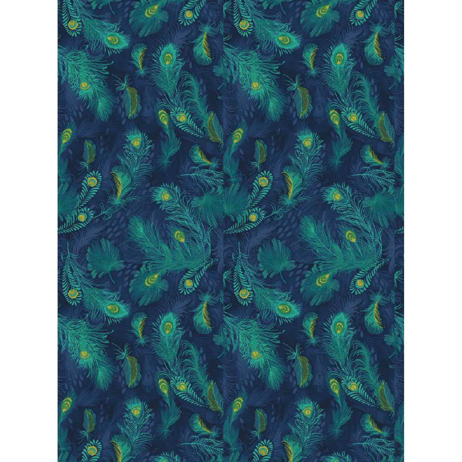 Décopatch Packung mit 20 Bl Décopatch-Papier 30x40cm, Motiv Nr. 722 Blau FDA722O