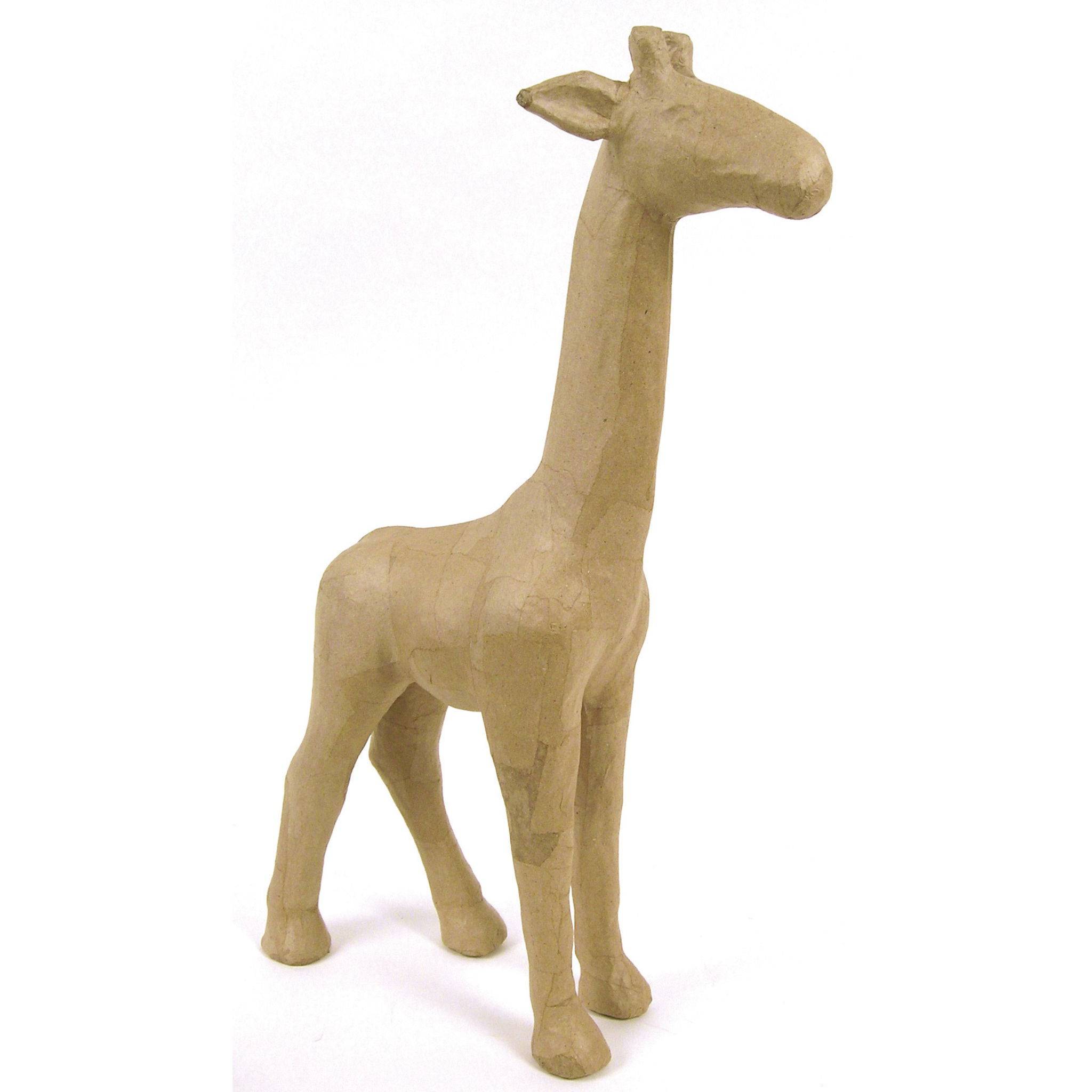 Décopatch Braunes Pappmaché, Giraffe 56cm - Kartonbraun LA102O