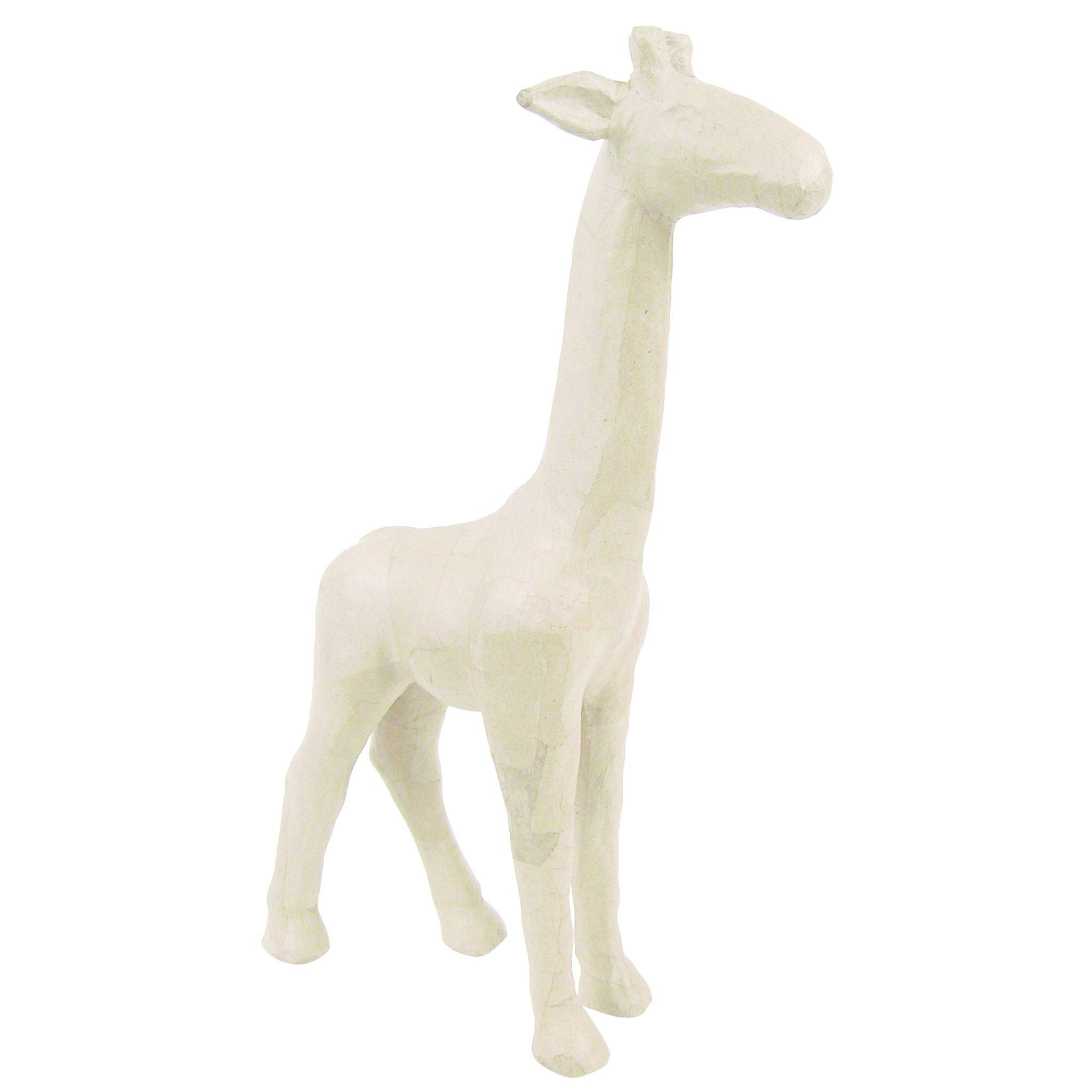 Décopatch Braunes Pappmaché, Giraffe 56cm - Kartonbraun LA102O