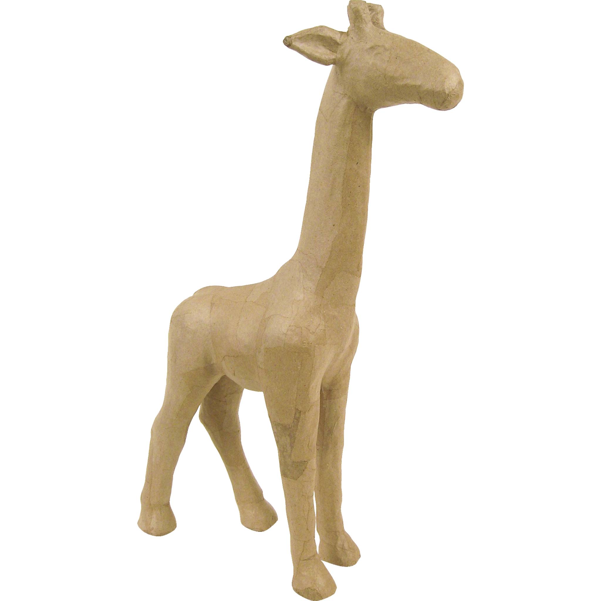 Décopatch Braunes Pappmaché, Giraffe 56cm - Kartonbraun LA102O
