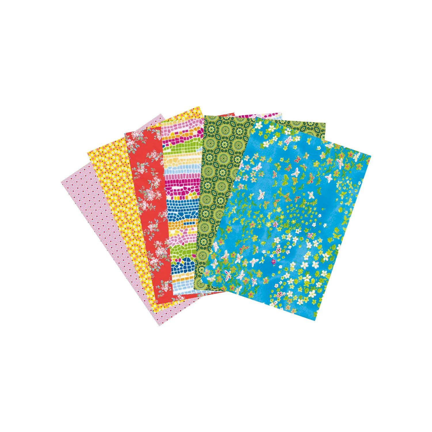 Décopatch Pack. 30 Blatt -Papier 30x40cm 6 Designs Sortierung Deko - PS30B20C