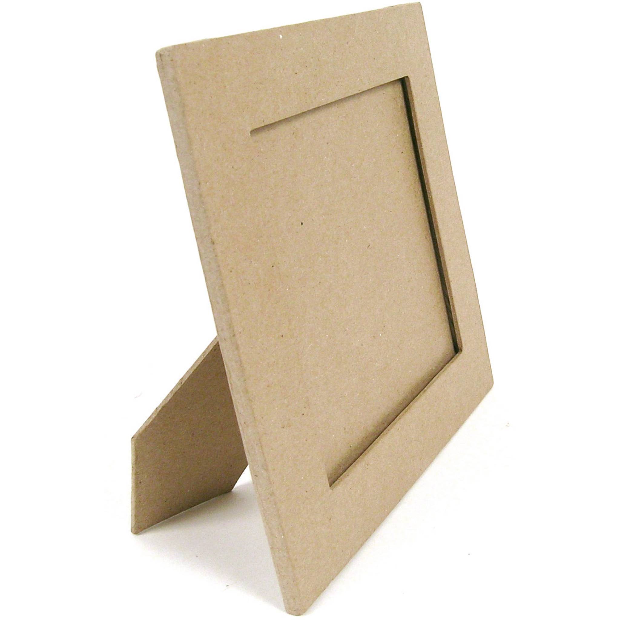 Décopatch Pappmaché rechteckiger Bilderrahmen 23x28cm - Kartonbraun CD025C