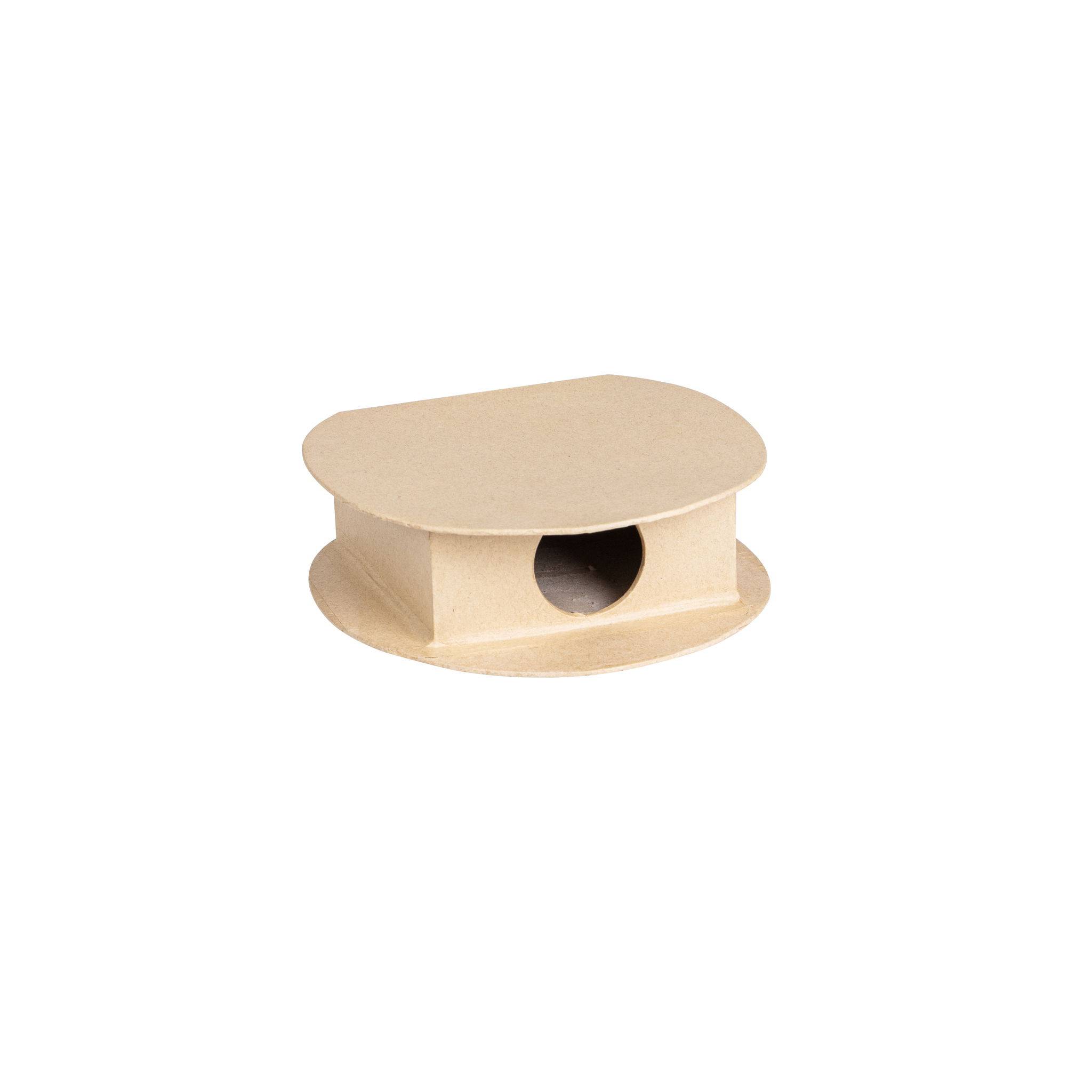 Décopatch Pappmaché, kleine Vase Arche waterproof 16x5x16 cm Kartonbraun HD090C