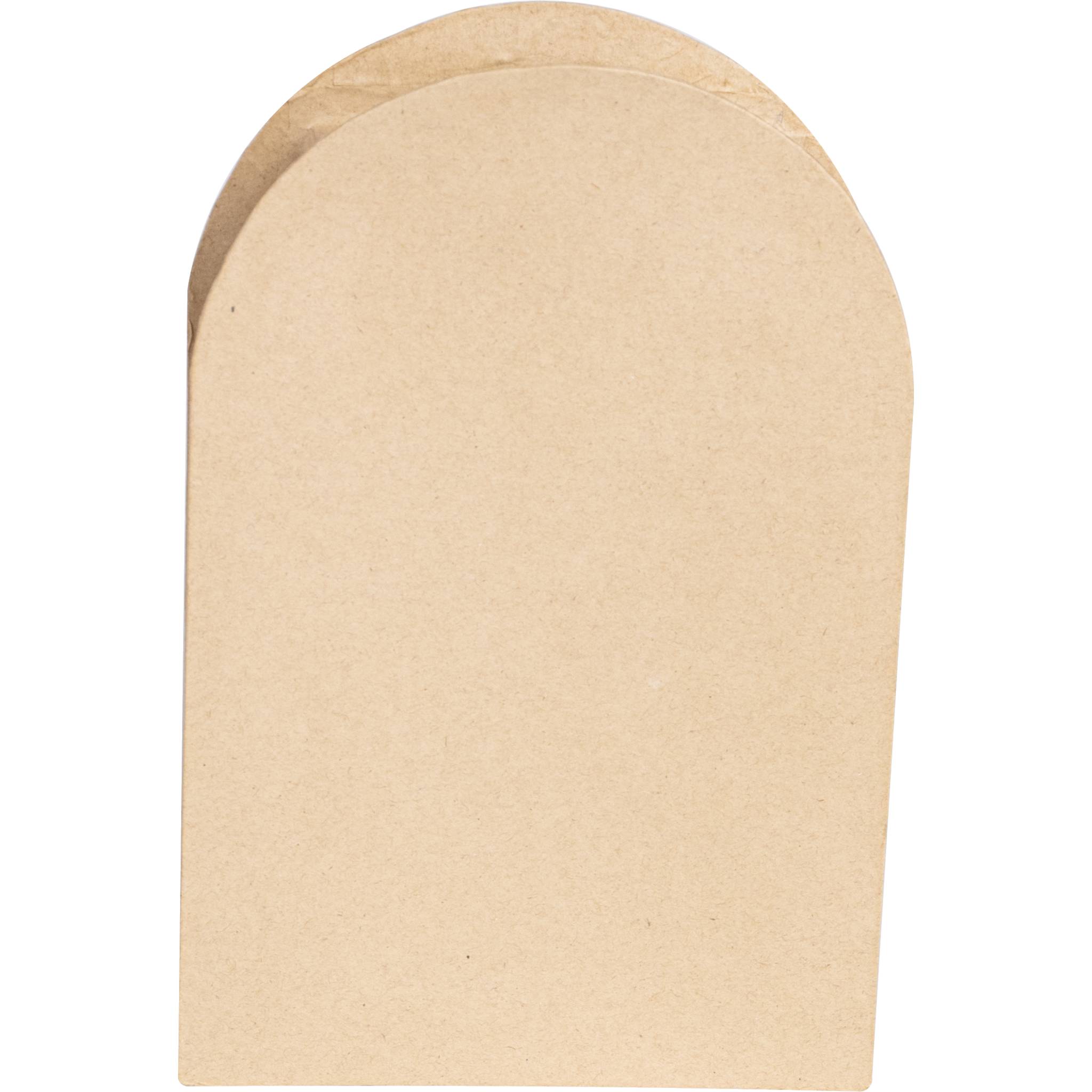 Décopatch Pappmaché, große Vase Arche waterproof 16x5x25 cm Kartonbraun HD091C