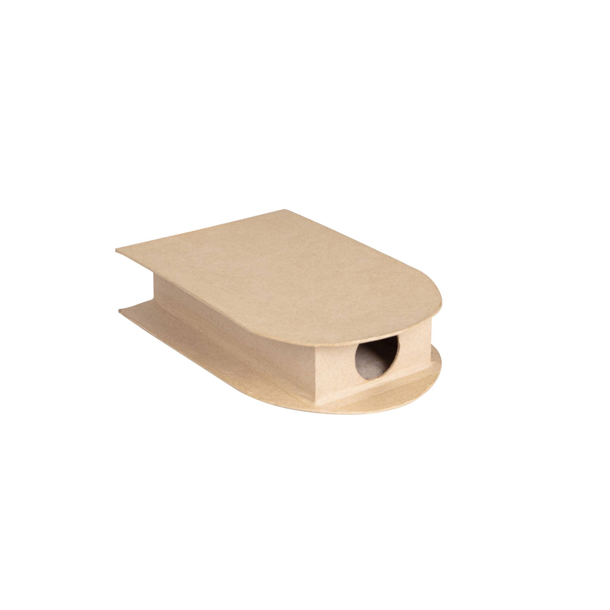 Décopatch Pappmaché, große Vase Arche waterproof 16x5x25 cm Kartonbraun HD091C