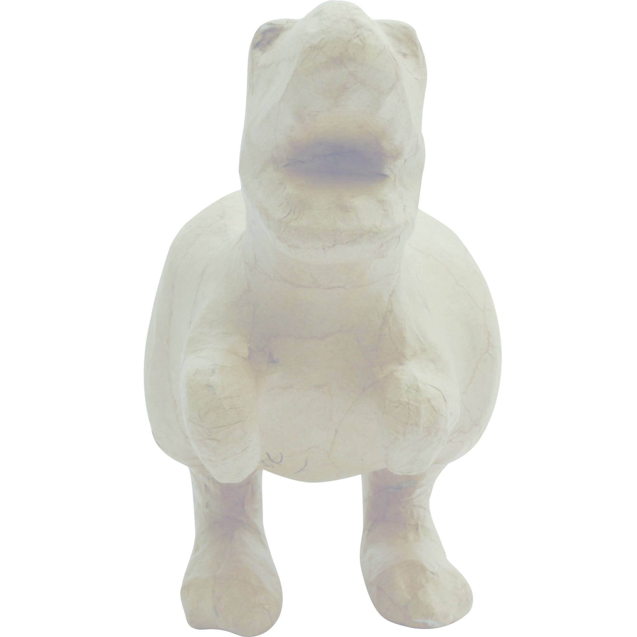 Décopatch Kleines Pappmaché, braun, Tyrannosaurus 16cm - Kartonbraun SA215C