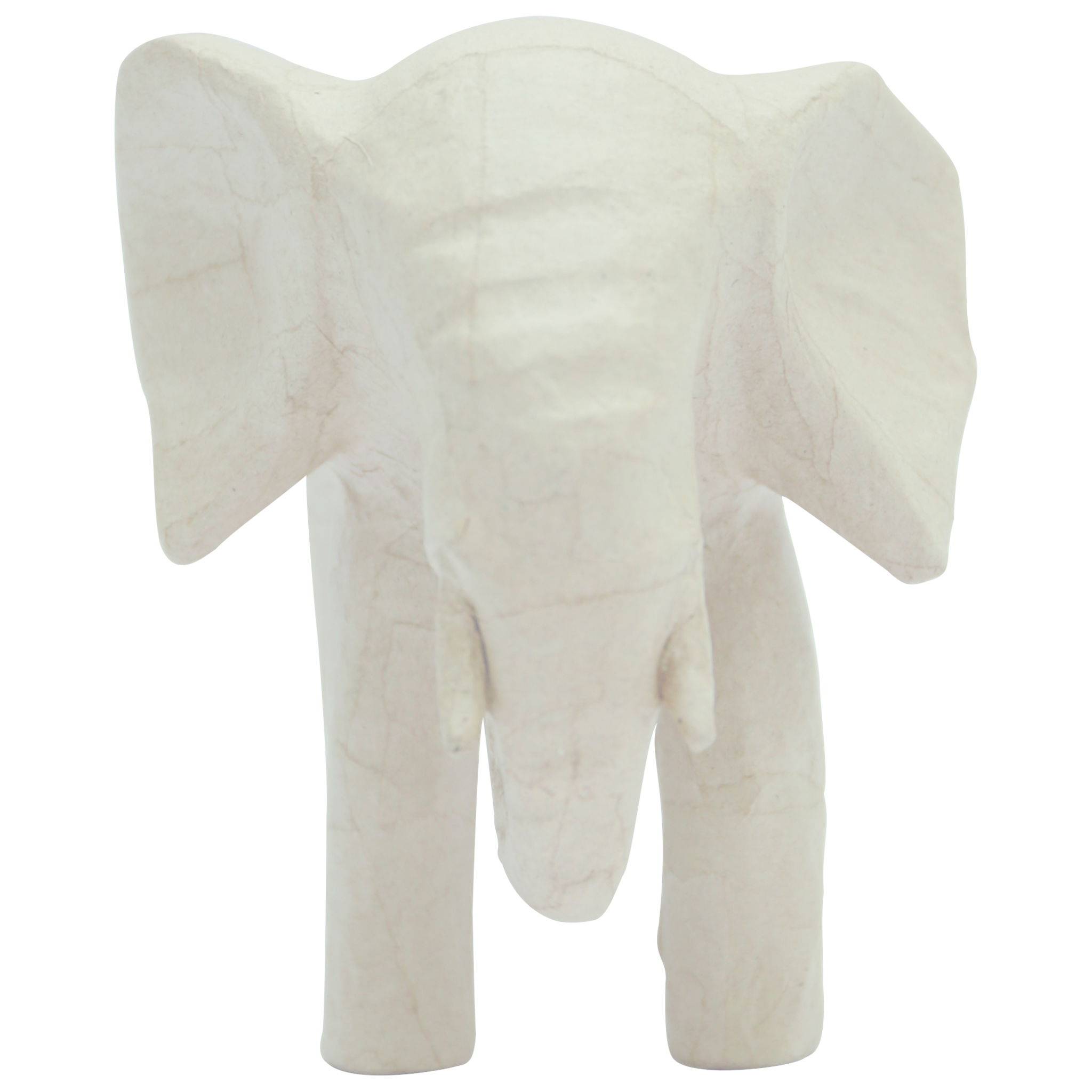 Décopatch Kleines Pappmaché, afrikanischer Elefant 15,5cm Kartonbraun SA213C