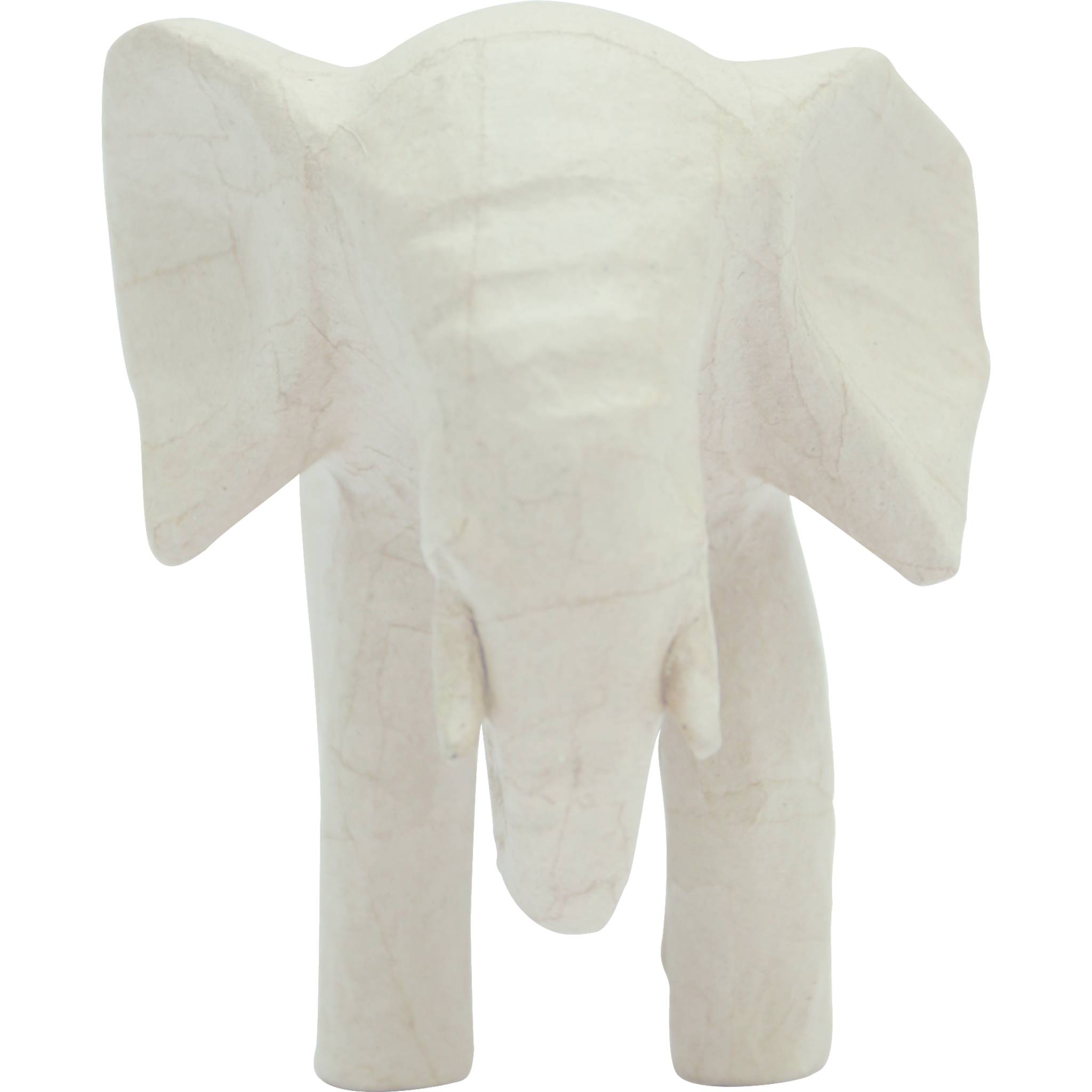 Décopatch Kleines Pappmaché, afrikanischer Elefant 15,5cm Kartonbraun SA213C