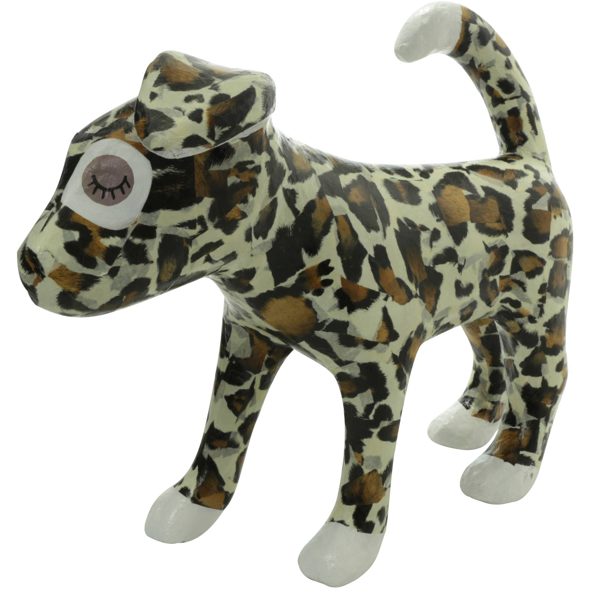 Décopatch fertig dekoriertes Pappmaché, Jack Russel LA008O - Braun| DECO04C