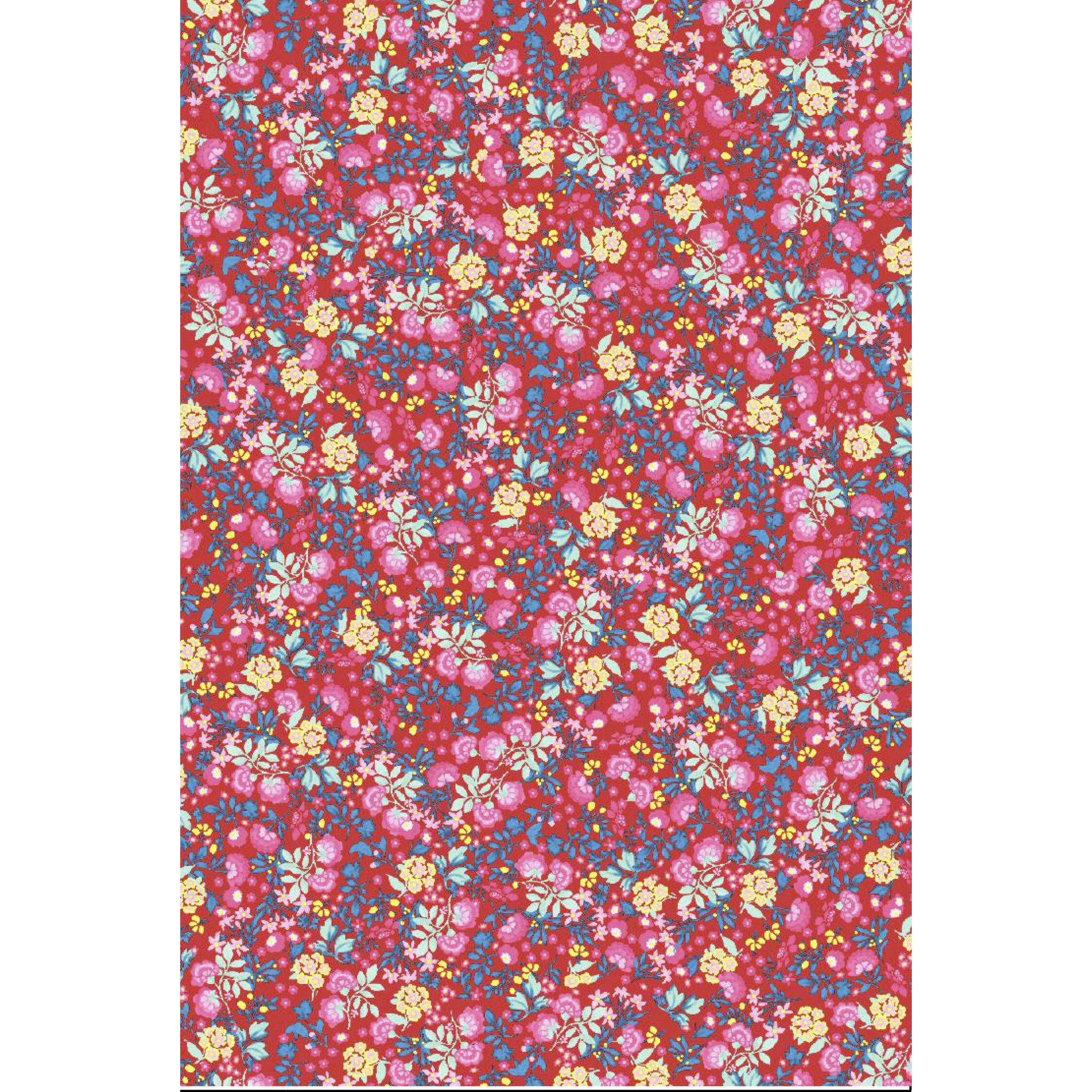 Décopatch Packung mit 20 Bl Décopatch-Papier 30x40cm, Motiv Nr. 751 Rot FDA751O