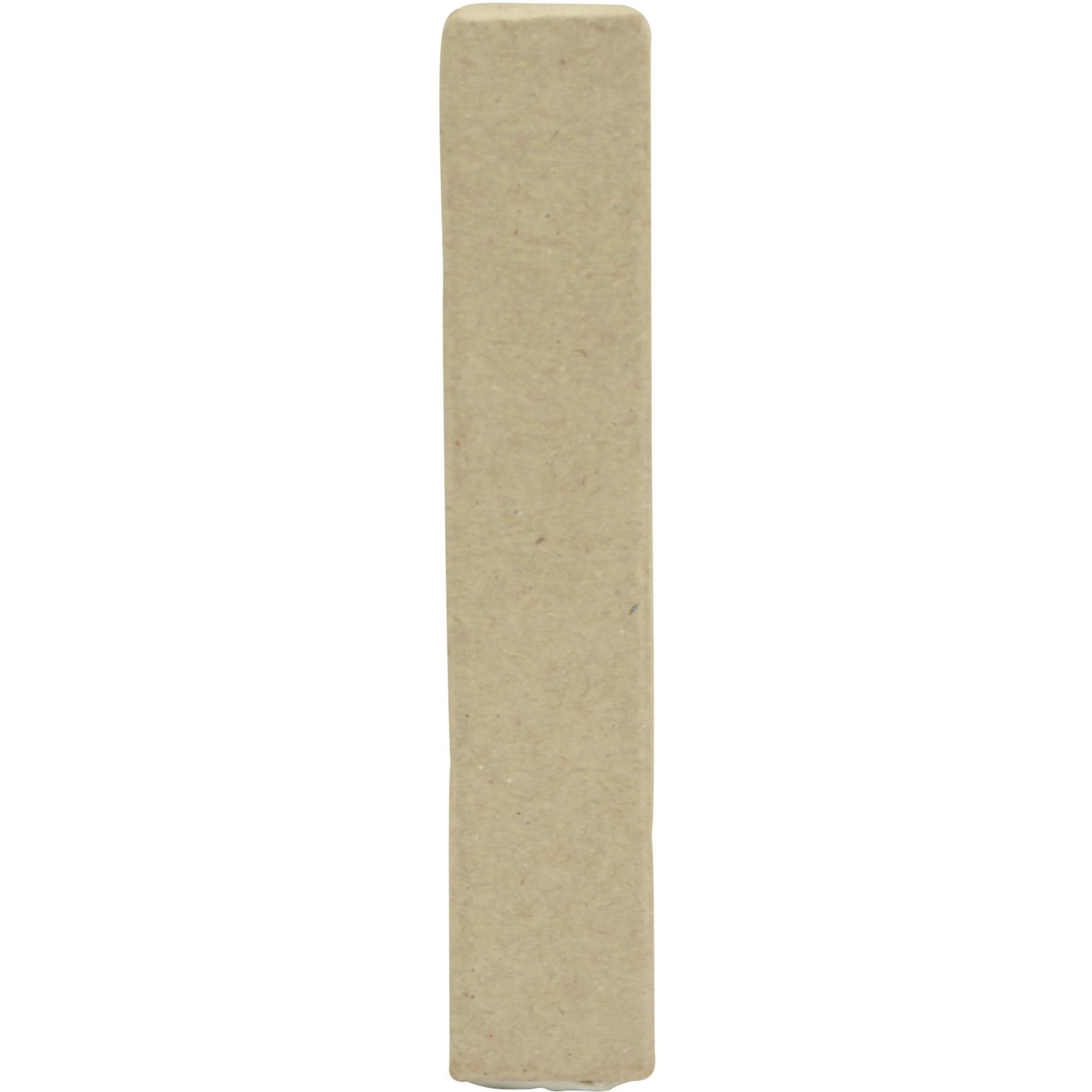 Décopatch 5x Pappmaché Kraft, kleiner Buchstabe l 1,5x2x12cm Kartonbraun AC824C