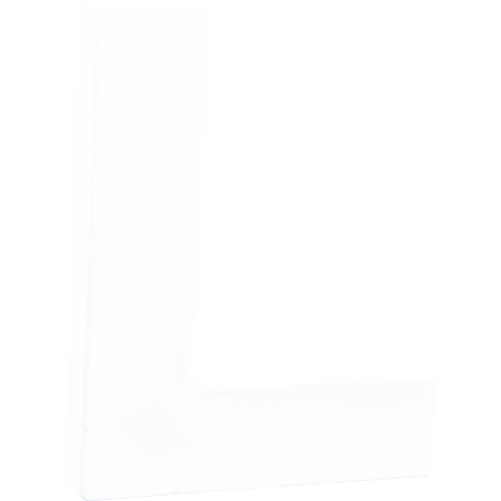 Décopatch 5x Weißes Pappmaché, Buchstabe L, 12cm - Weiß AC741C