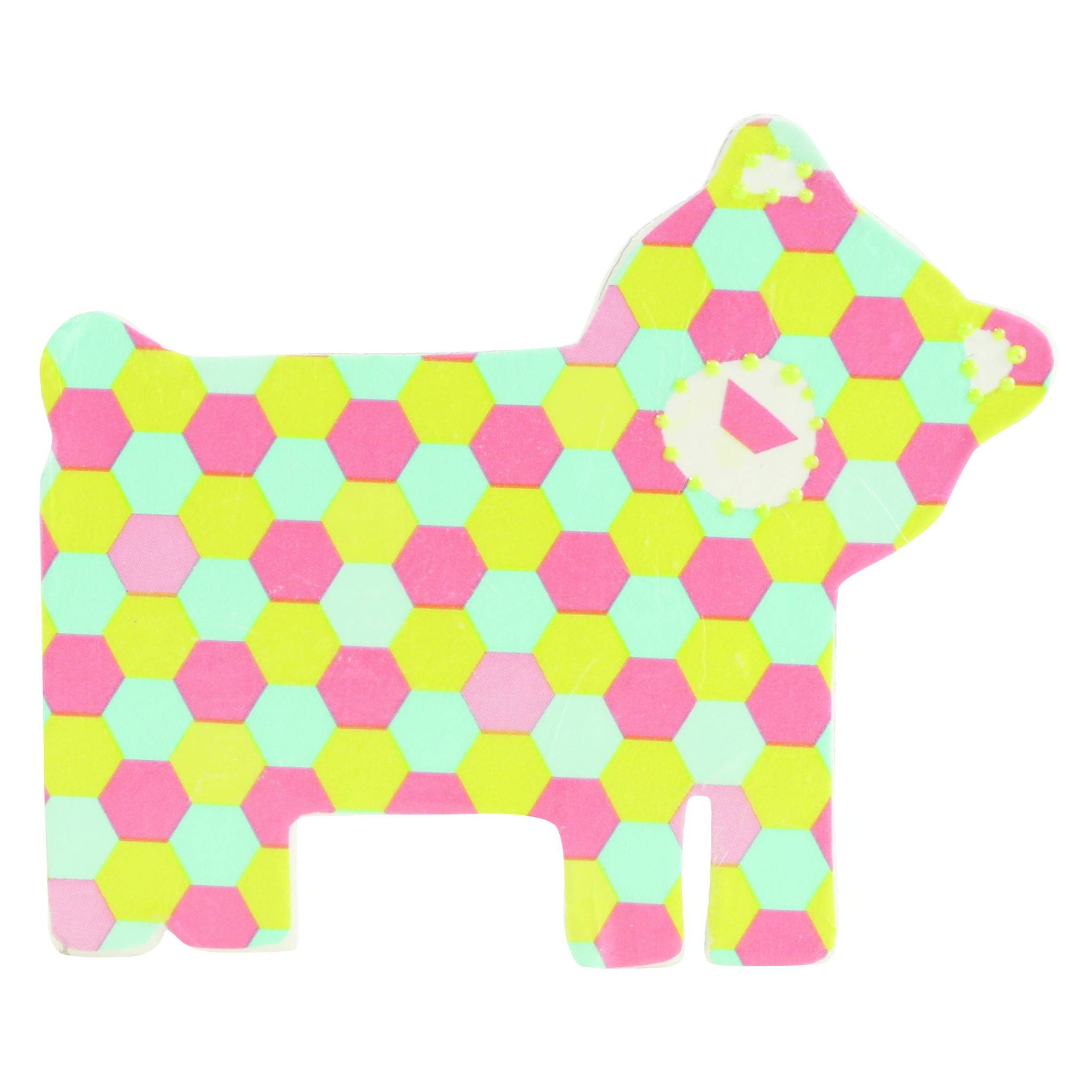 Décopatch 5x Weißes Pappmaché, Silhouette, Bär, 1,5x12x10 cm - Weiß AC434O
