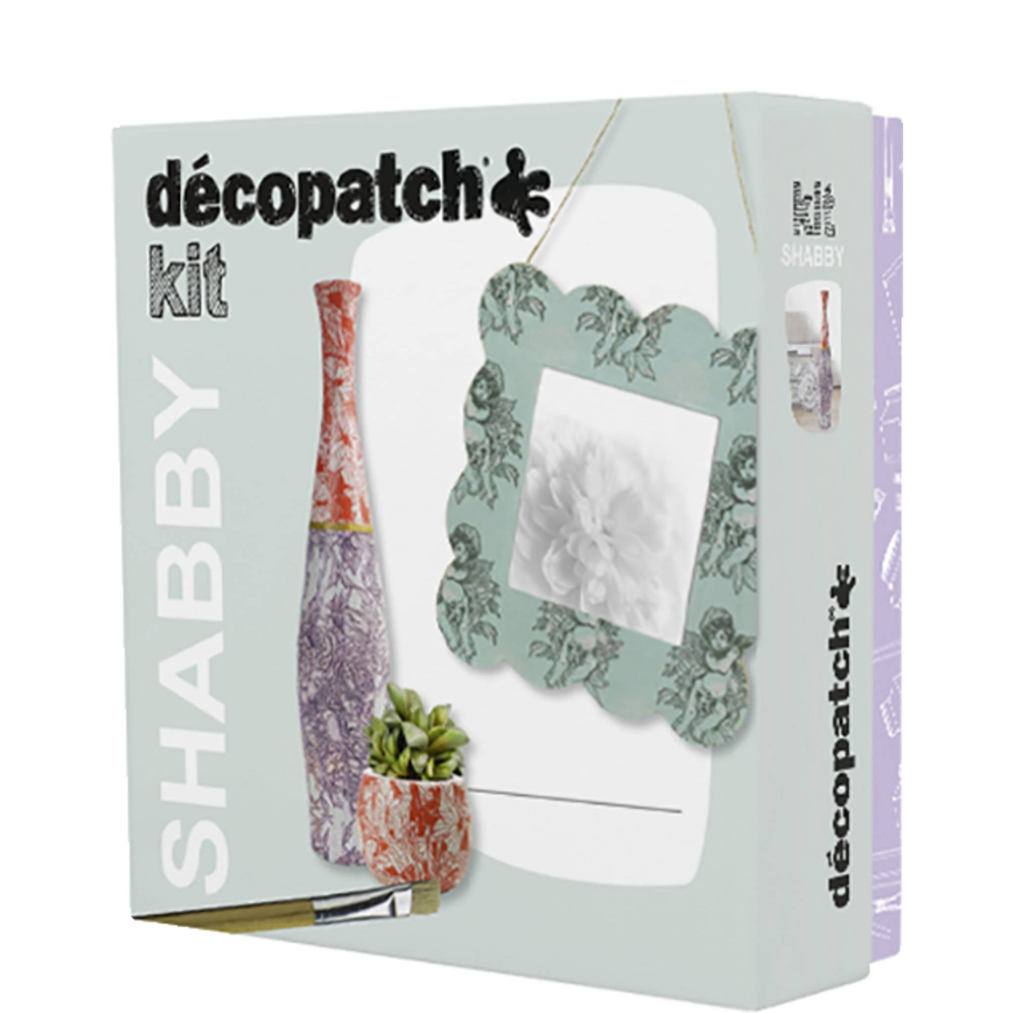Décopatch 2x Set Shabby - Blau KIT024C
