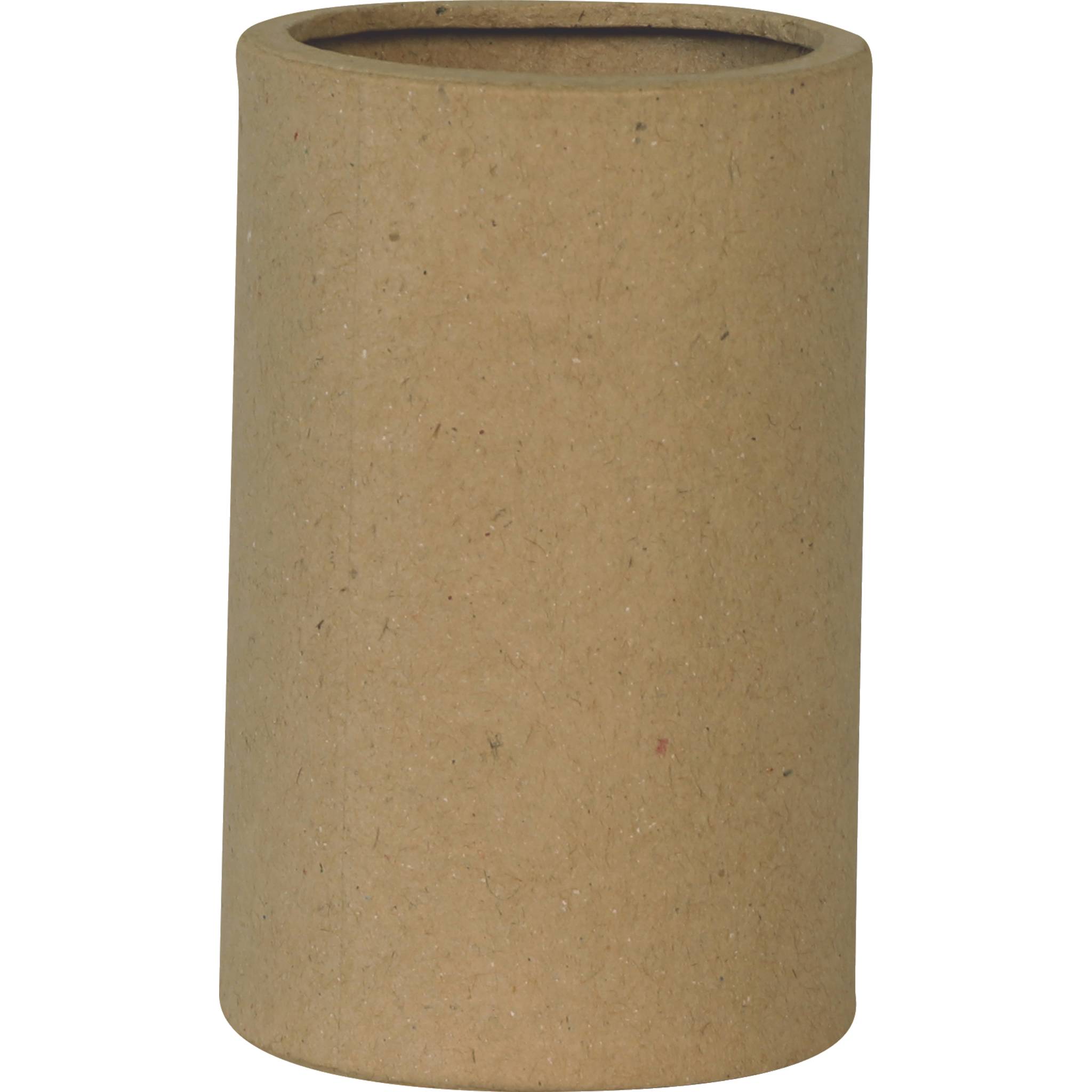 Décopatch 5x Braunes Pappmaché, zylindrischer Stifteköcher - Kartonbraun AC849C