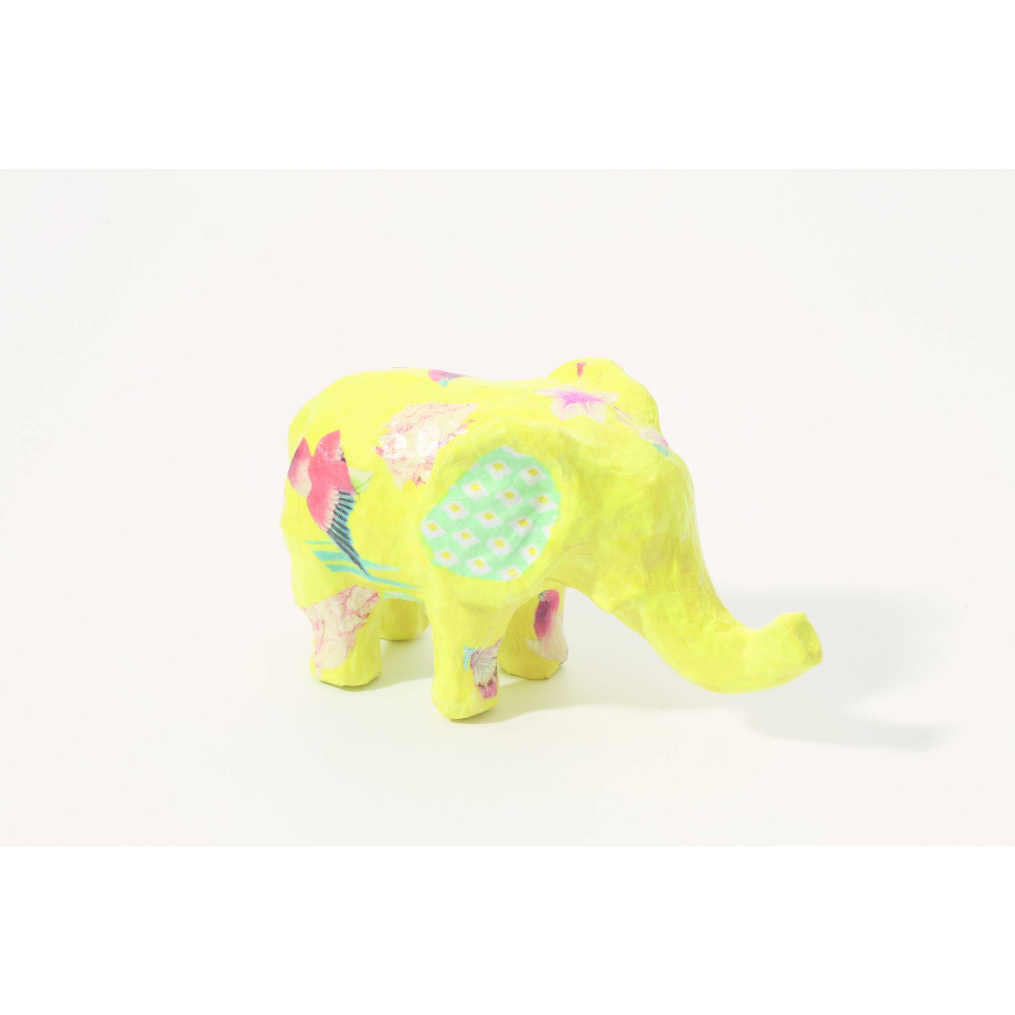 Décopatch 5x Mini-Set Elefant - Gelb KIT029C