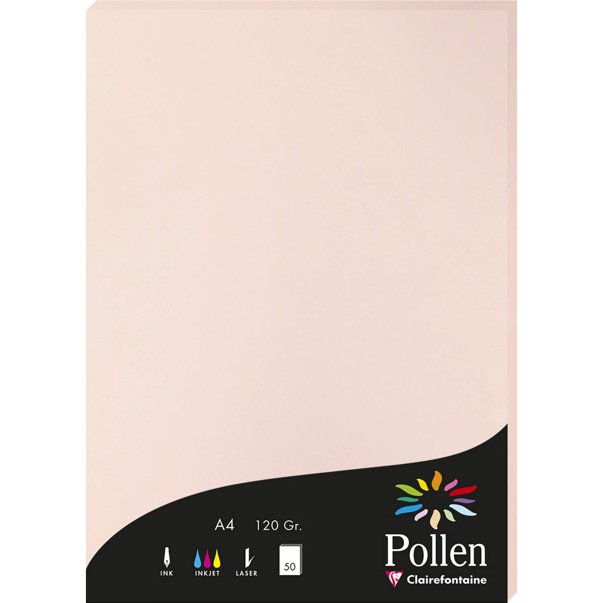 Pollen 10x Pollen, Packung mit 50 Blatt A4 120g - Opaline 4234C