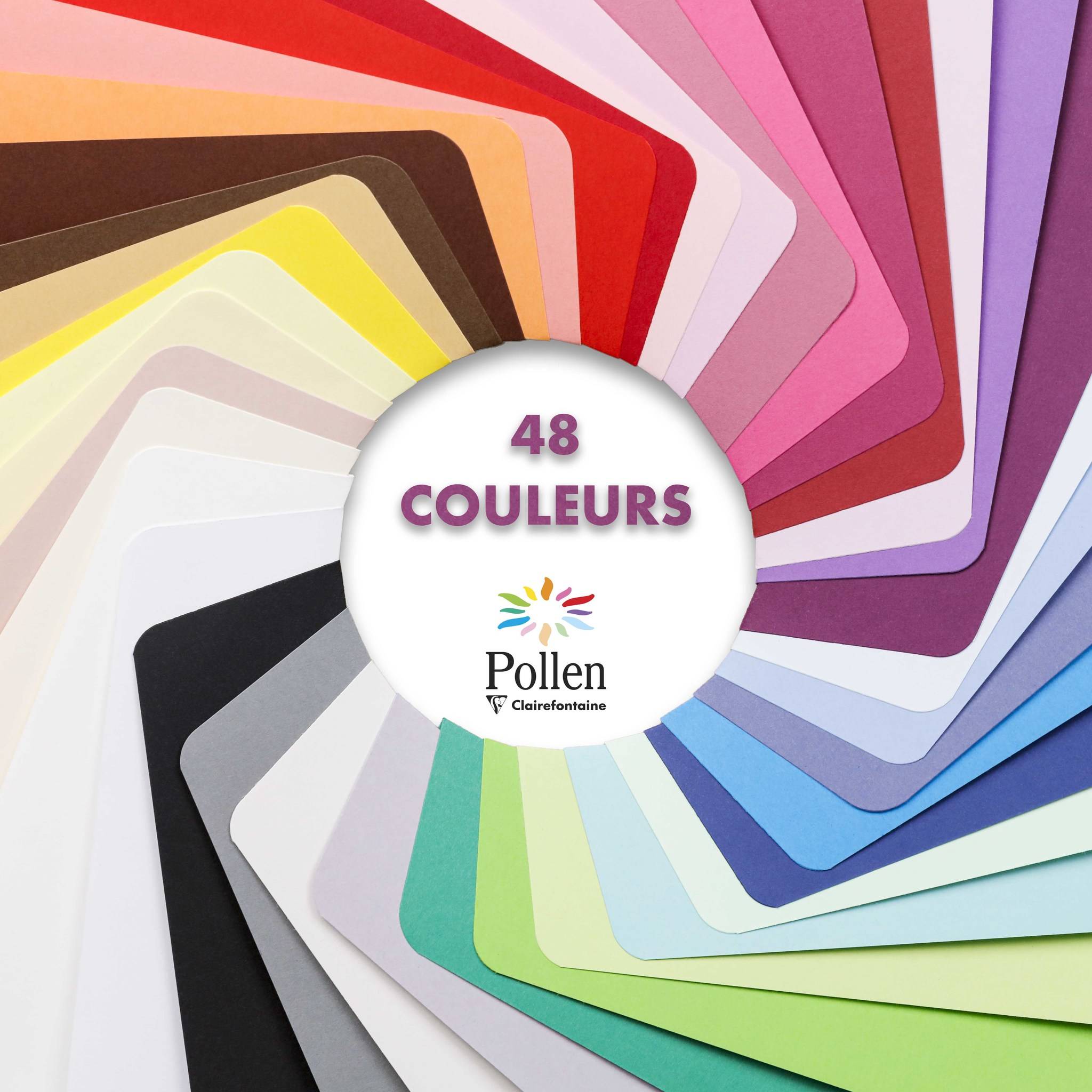Pollen 10x Papier A4 Pollen 120g 50 Blatt - Elfenbeinperlmutt 24303C