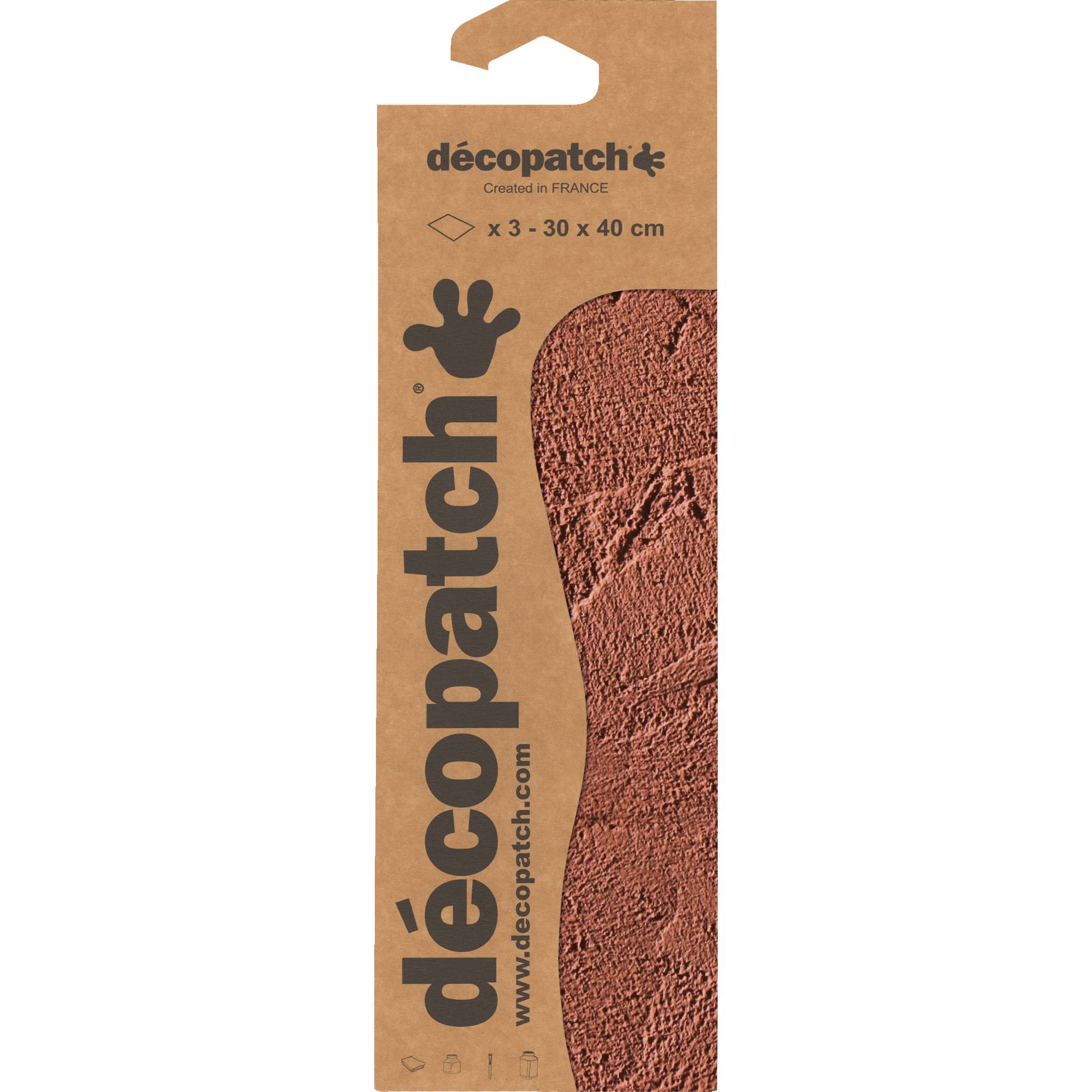 Décopatch 6x Blisterpackung 3 Bogen Papier 30x40cm gleichen Design Nr. 854 C854C