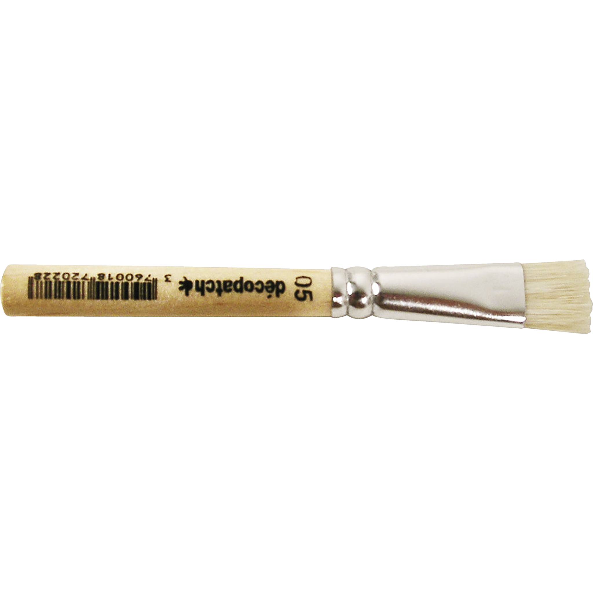 Décopatch 12x Borstenpinsel Nr. 5 aus reiner Seide - Beige PC05O